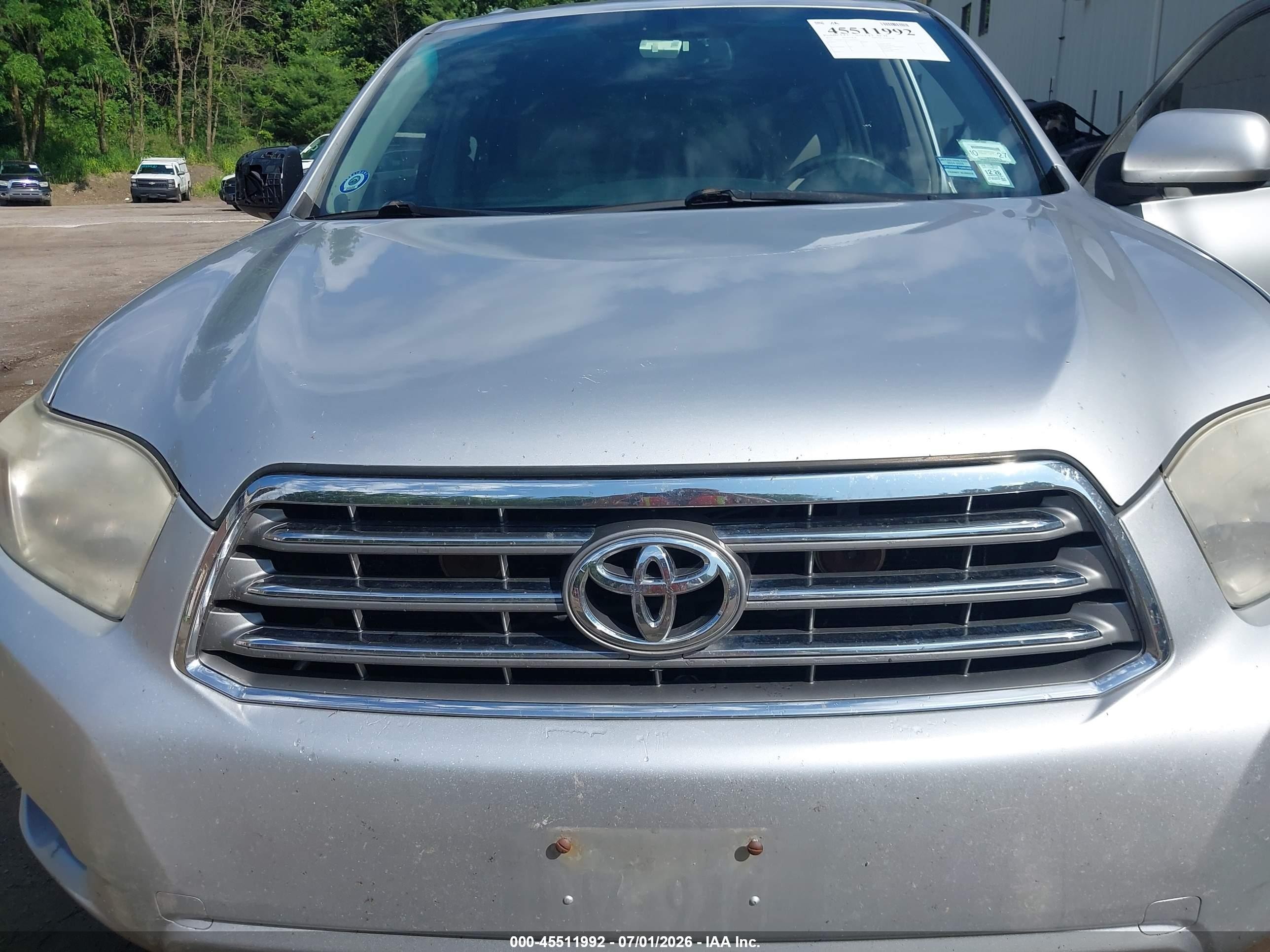 2010 Toyota Highlander Limited V6 Silver vin: 5TDDK3EH5AS019363