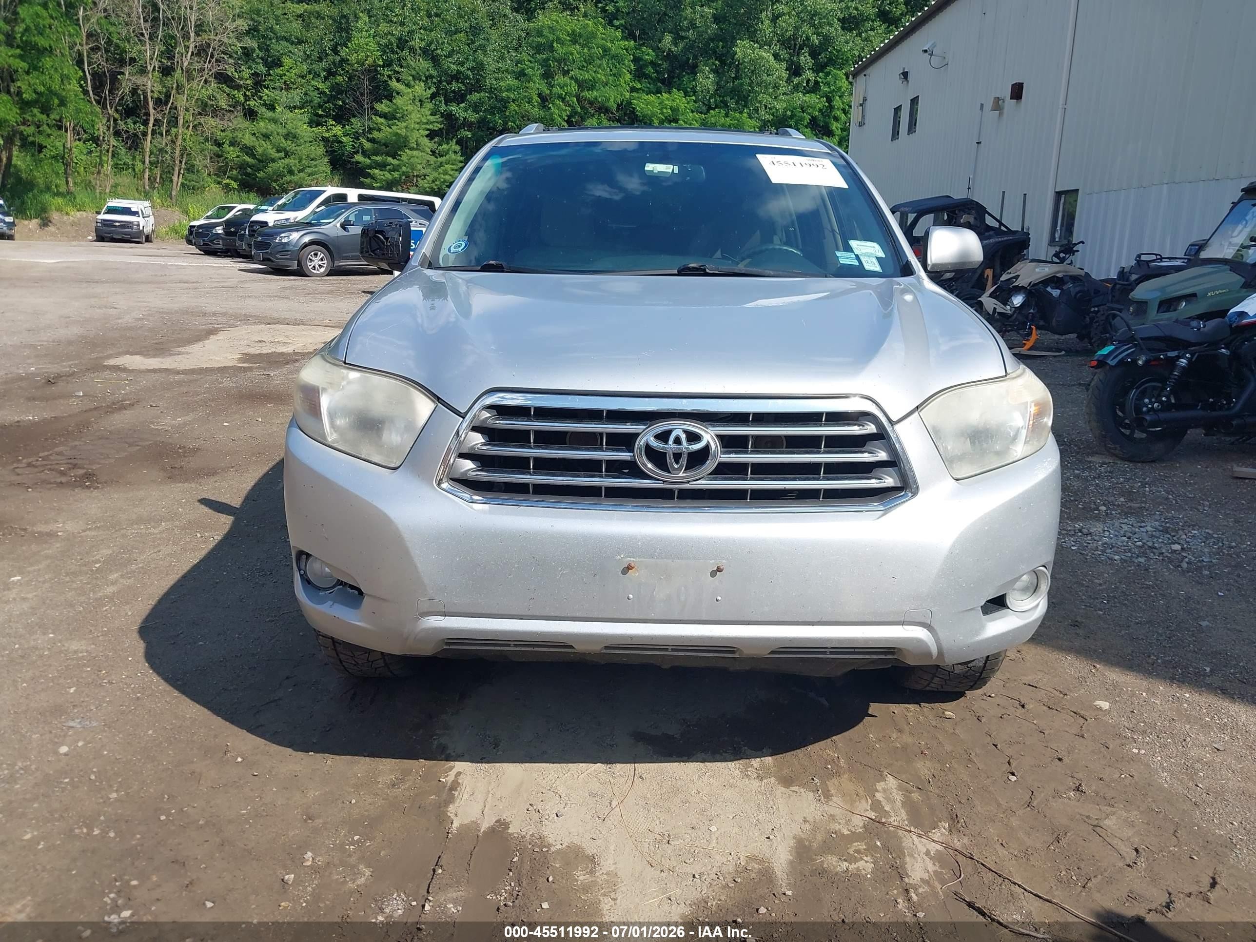 2010 Toyota Highlander Limited V6 Silver vin: 5TDDK3EH5AS019363