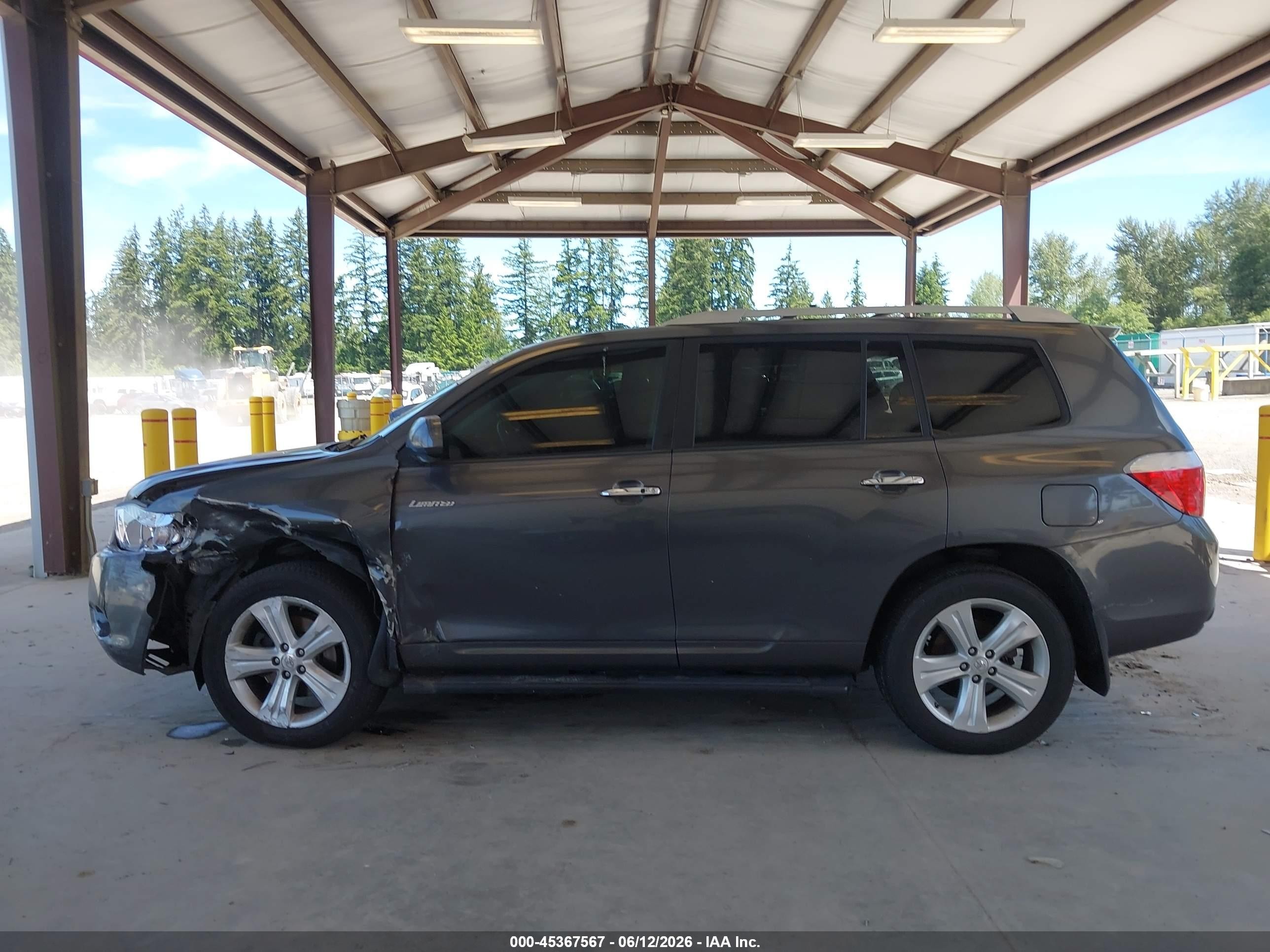 2010 Toyota Highlander Limited V6 Gray vin: 5TDDK3EH5AS024904