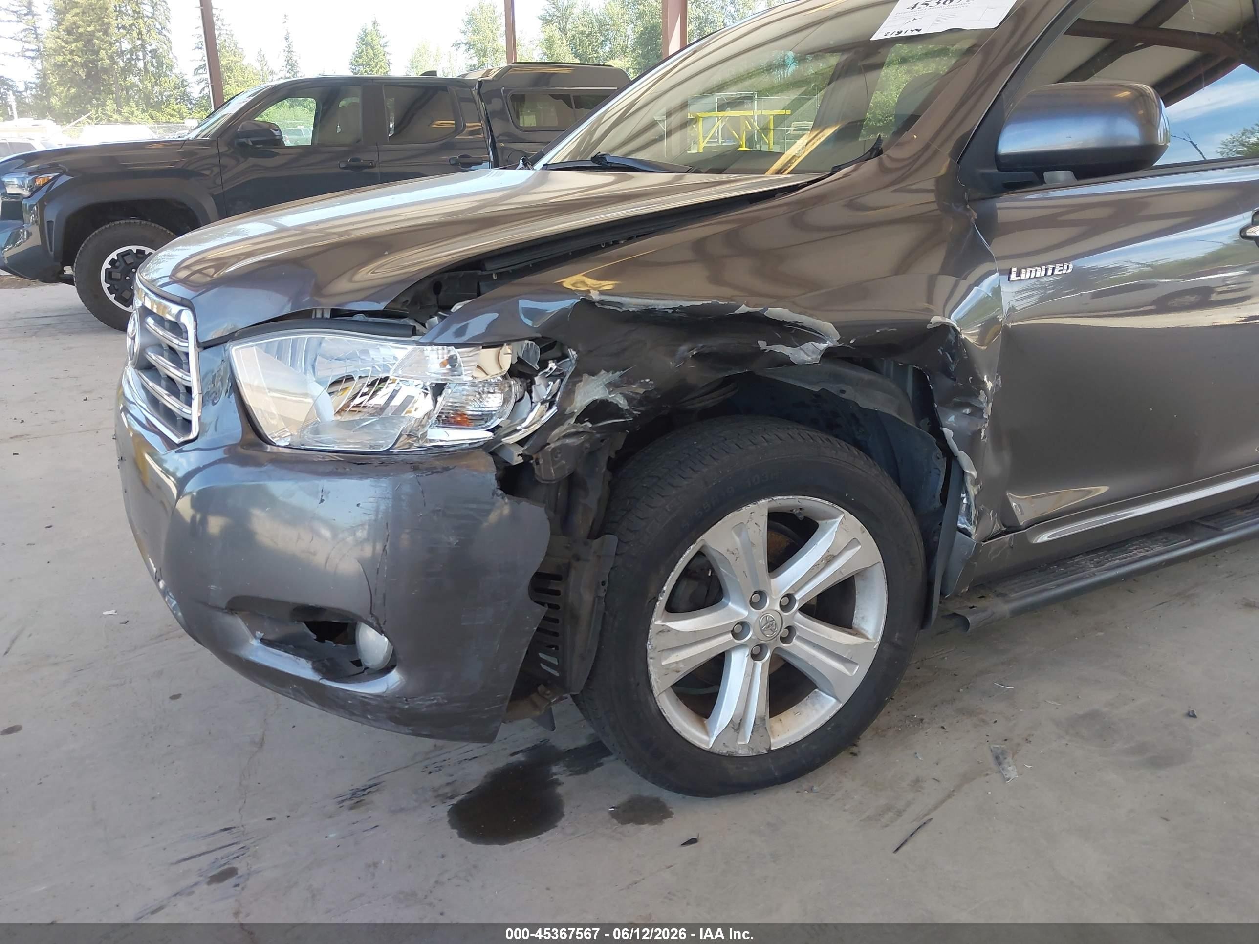 2010 Toyota Highlander Limited V6 Gray vin: 5TDDK3EH5AS024904