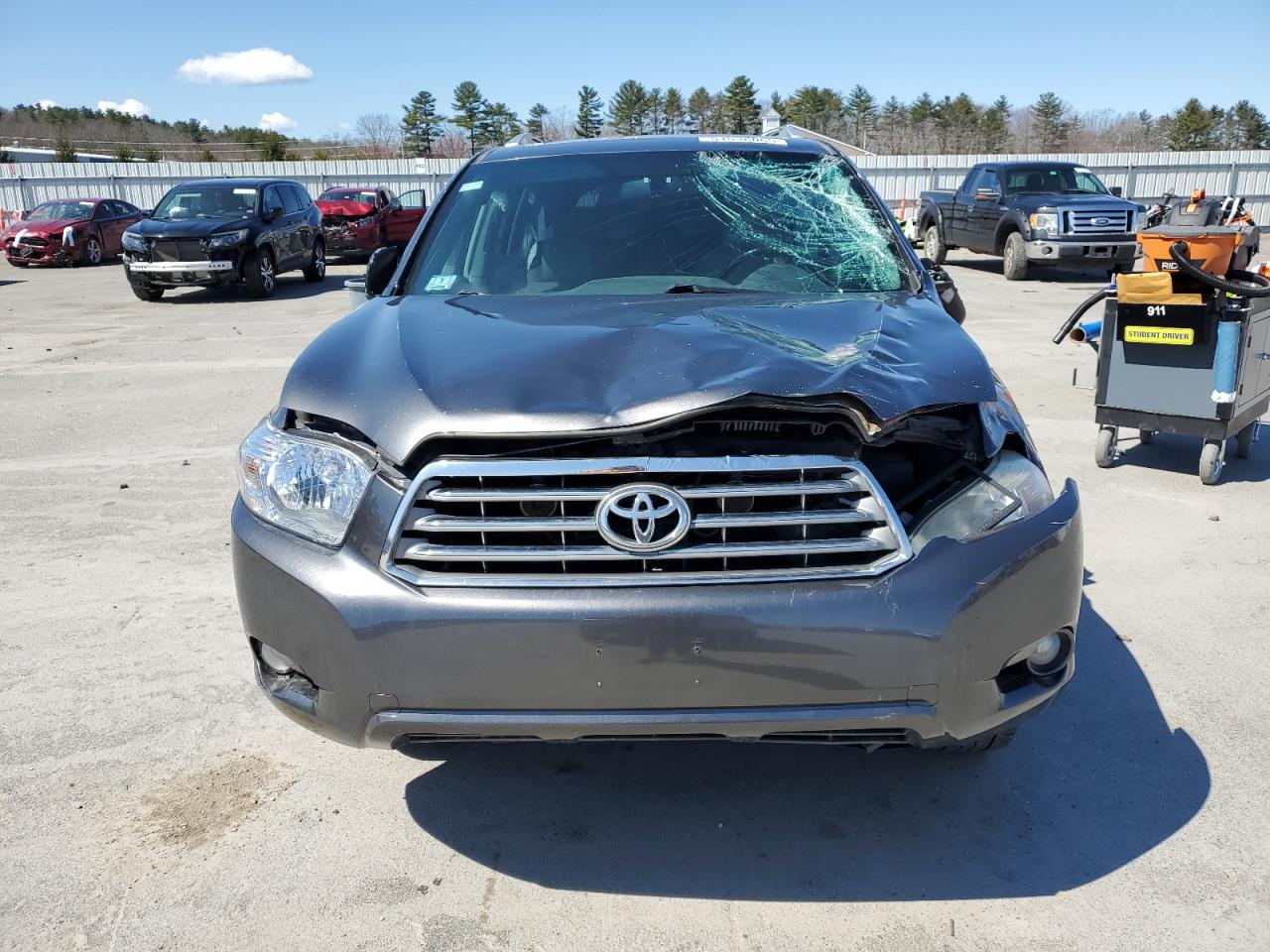 2010 Toyota Highlander Limited Серый vin: 5TDDK3EH5AS027303