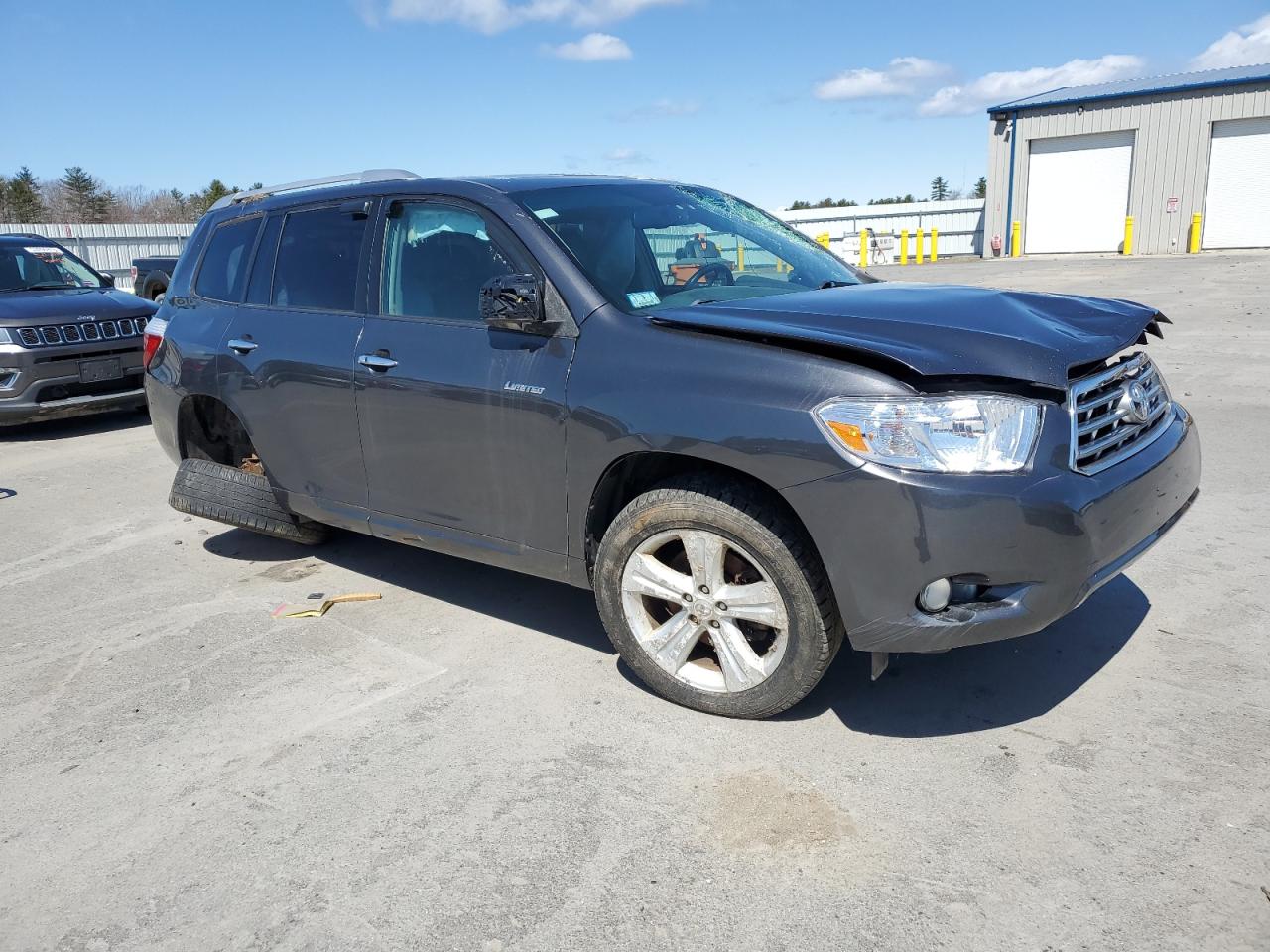2010 Toyota Highlander Limited Серый vin: 5TDDK3EH5AS027303