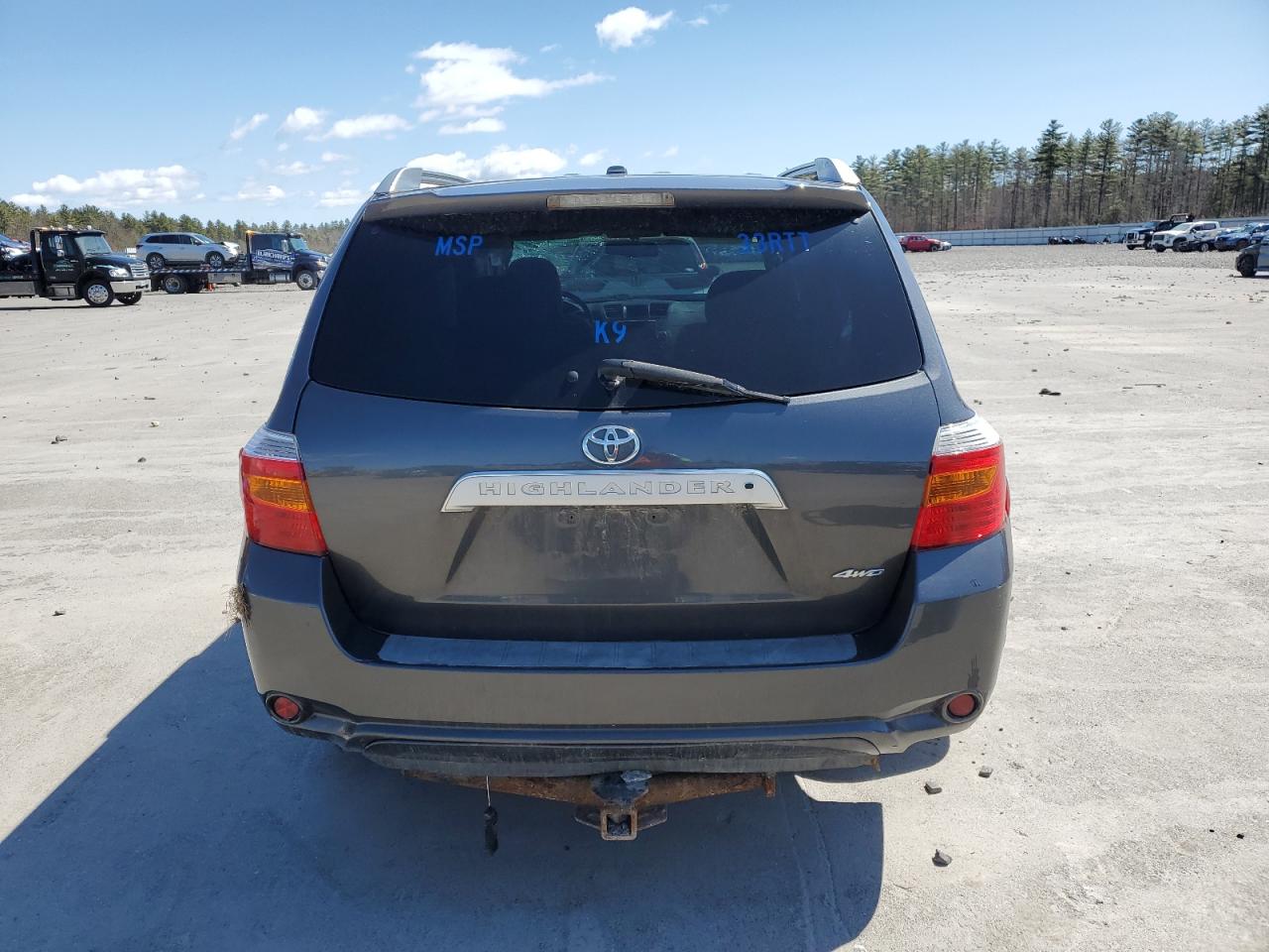 2010 Toyota Highlander Limited Серый vin: 5TDDK3EH5AS027303