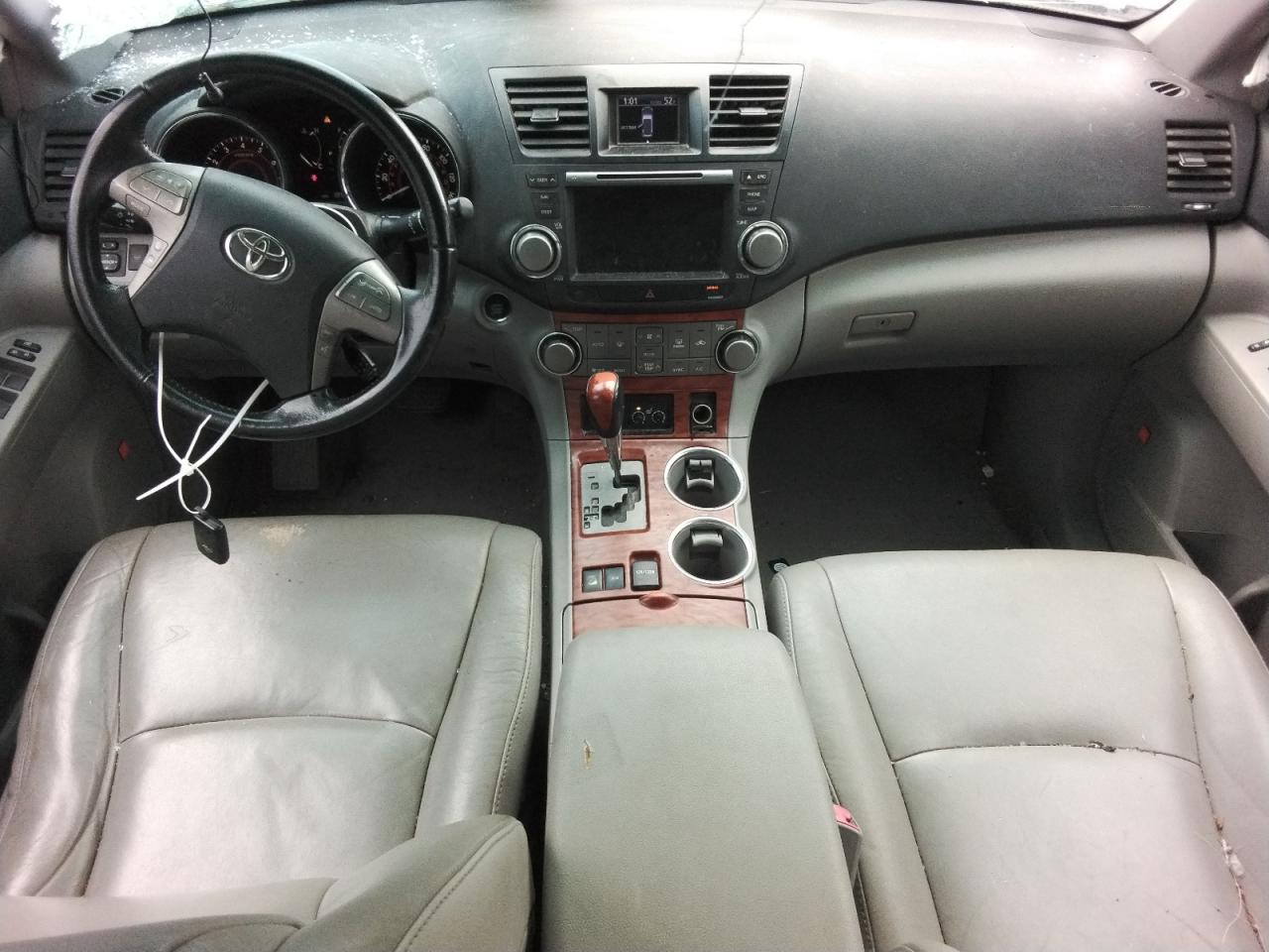 2010 Toyota Highlander Limited Серый vin: 5TDDK3EH5AS027303