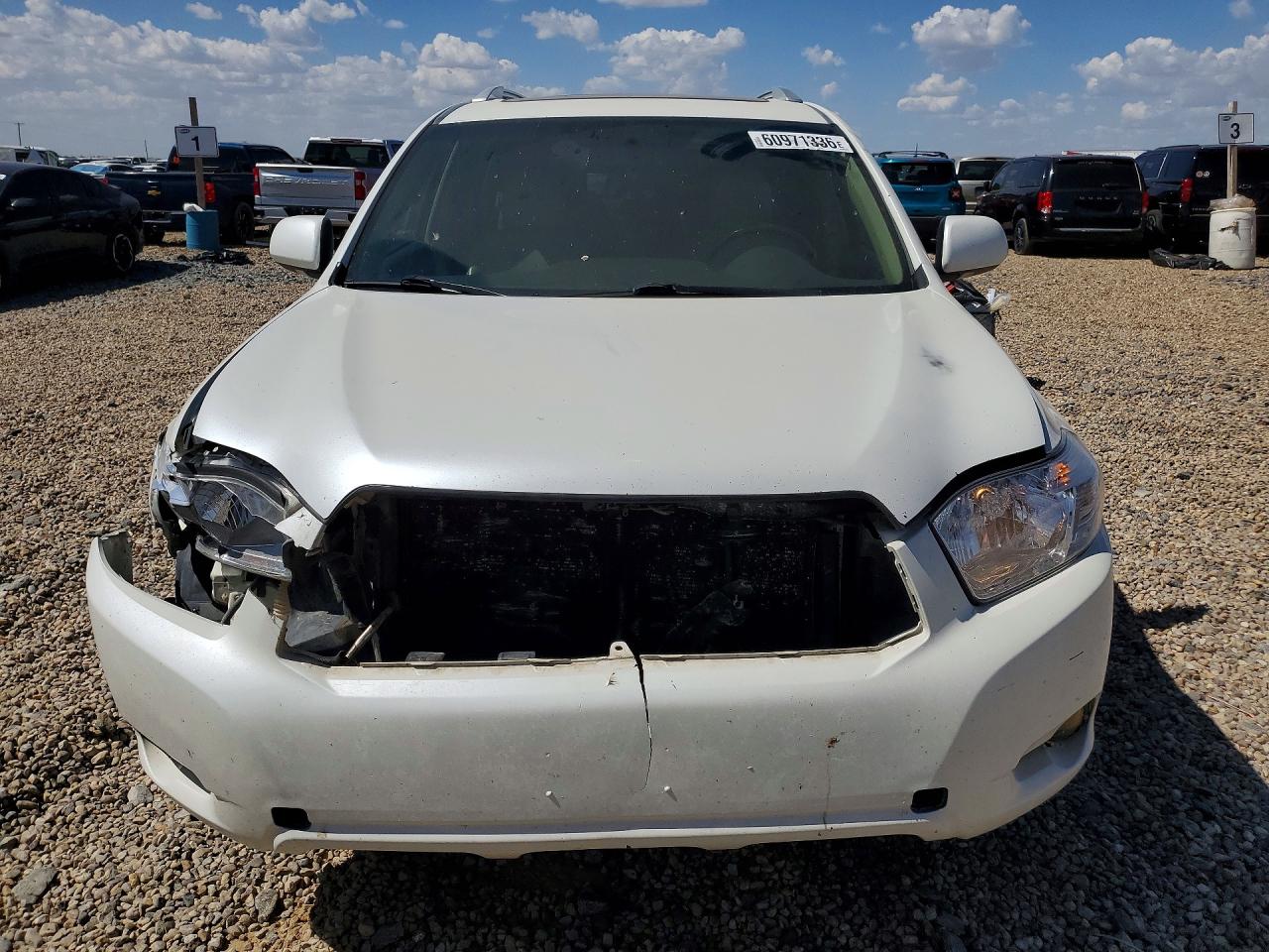 2010 Toyota Highlander Limited White vin: 5TDDK3EH5AS032064