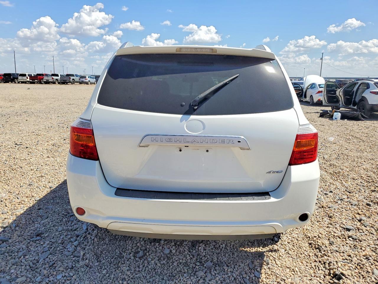 2010 Toyota Highlander Limited White vin: 5TDDK3EH5AS032064