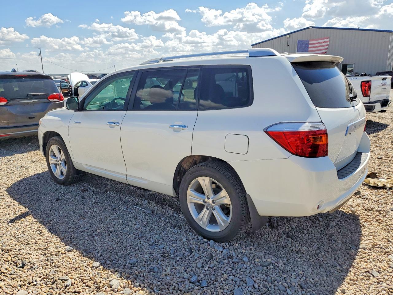 2010 Toyota Highlander Limited White vin: 5TDDK3EH5AS032064