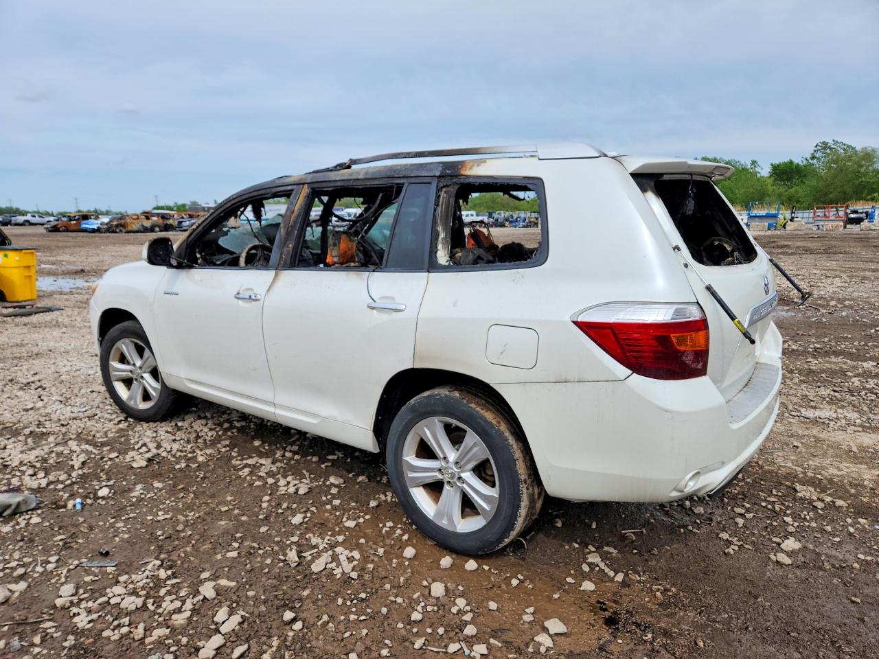 2010 Toyota Highlander Limited Белый vin: 5TDDK3EH5AS038009
