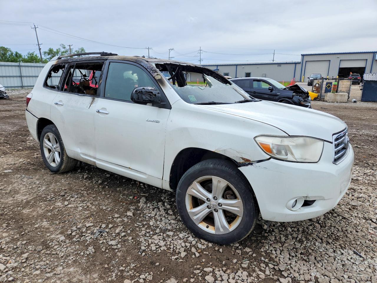 2010 Toyota Highlander Limited Белый vin: 5TDDK3EH5AS038009