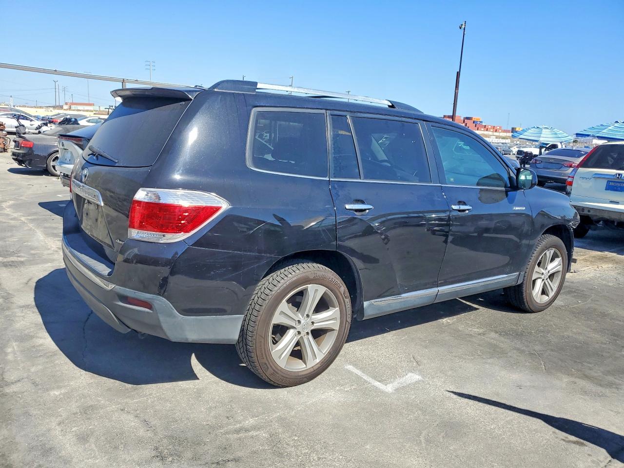 2011 Toyota Highlander Limited Black vin: 5TDDK3EH5BS043700