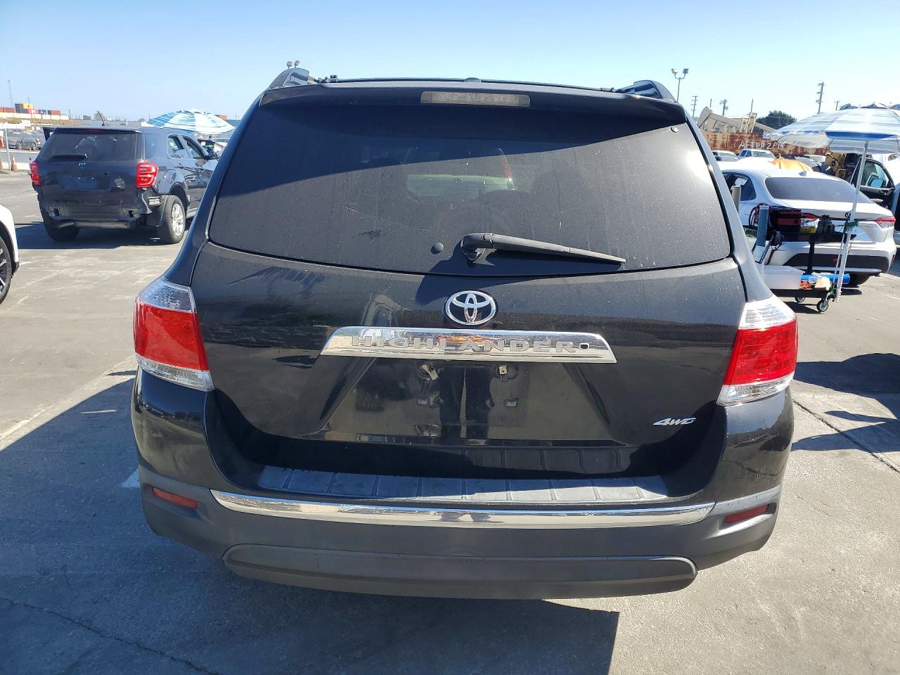 2011 Toyota Highlander Limited Black vin: 5TDDK3EH5BS043700