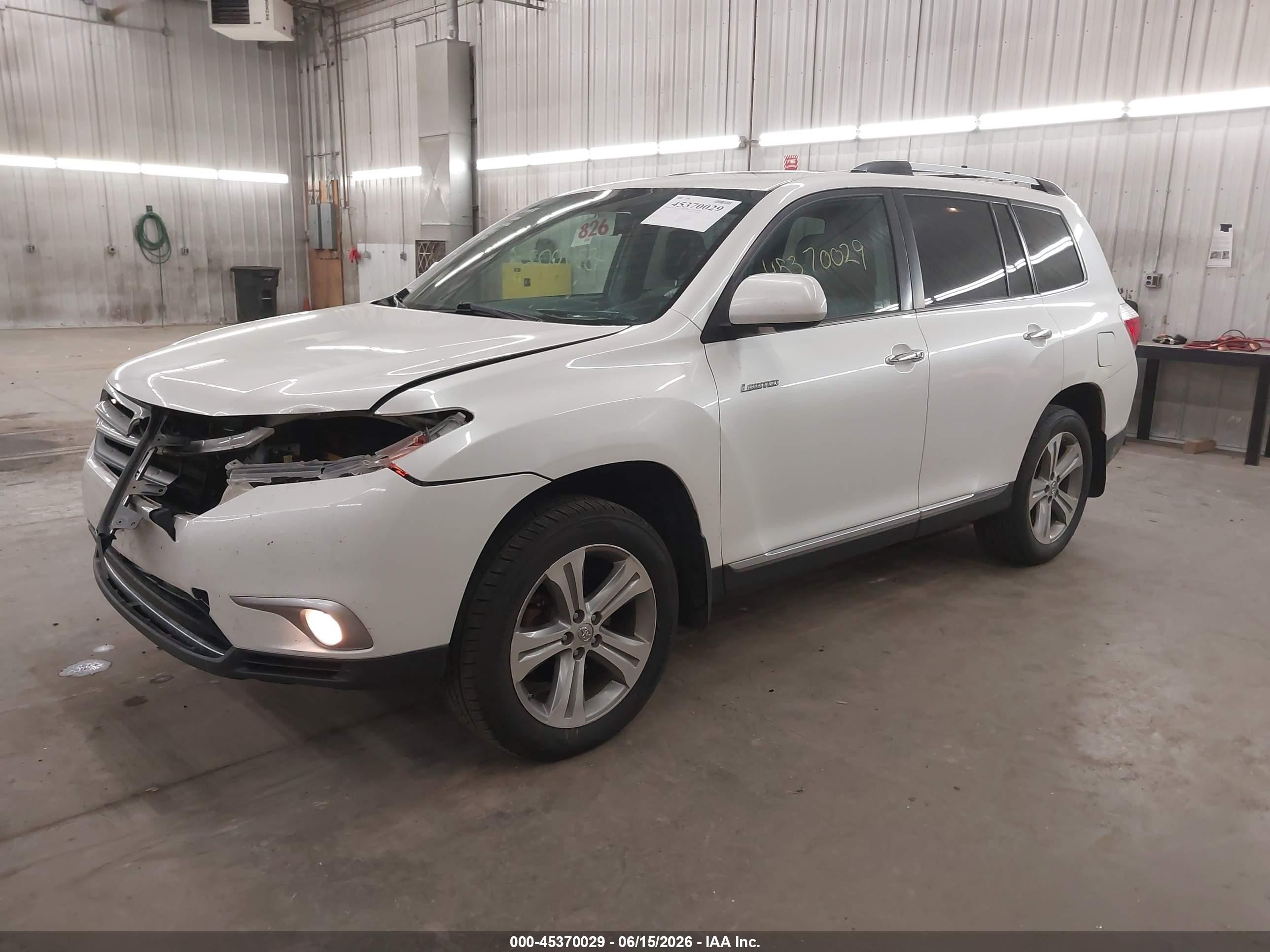2011 Toyota Highlander Limited V6 White vin: 5TDDK3EH5BS063302