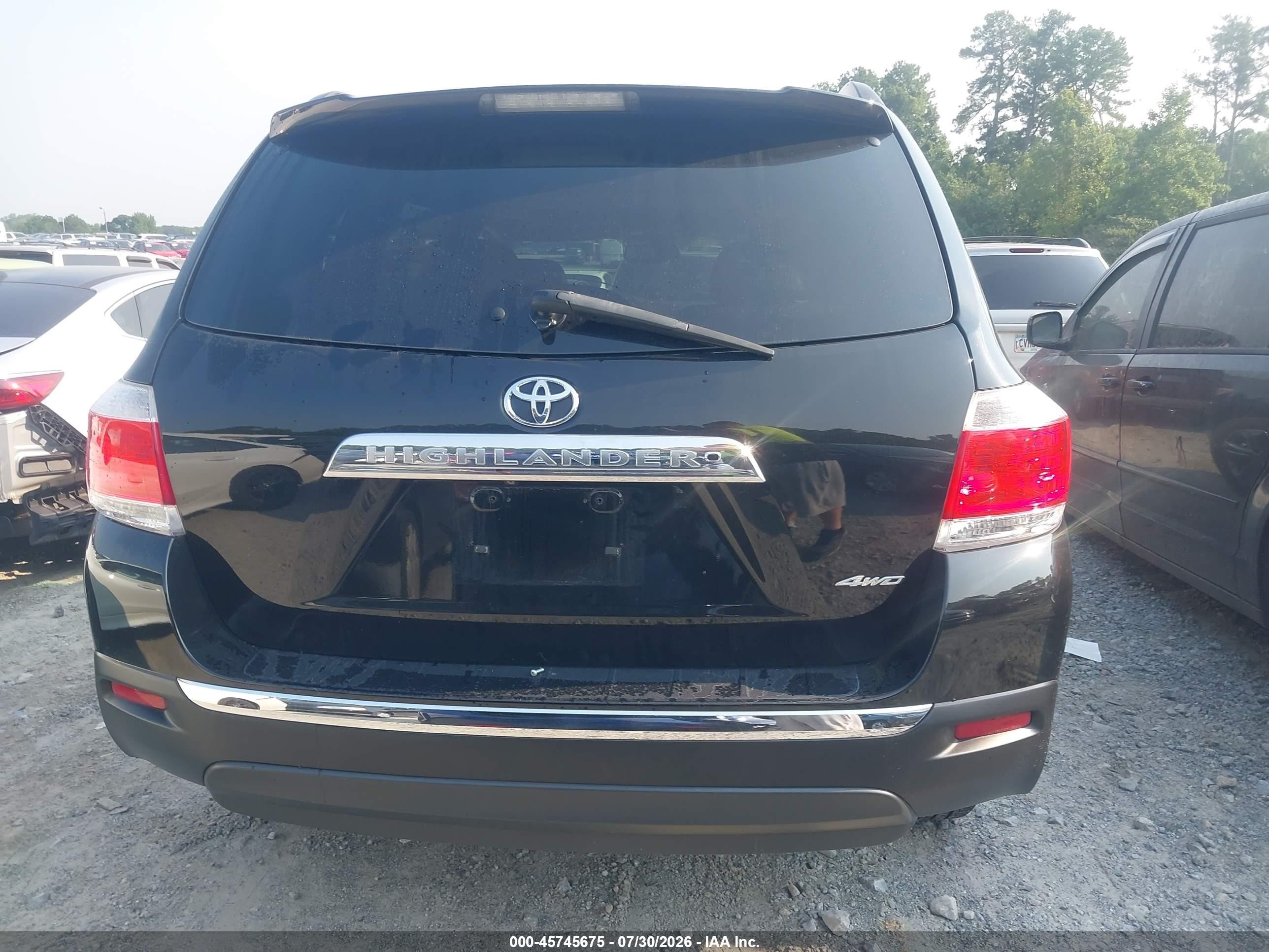 2011 Toyota Highlander Limited V6 Black vin: 5TDDK3EH5BS064515