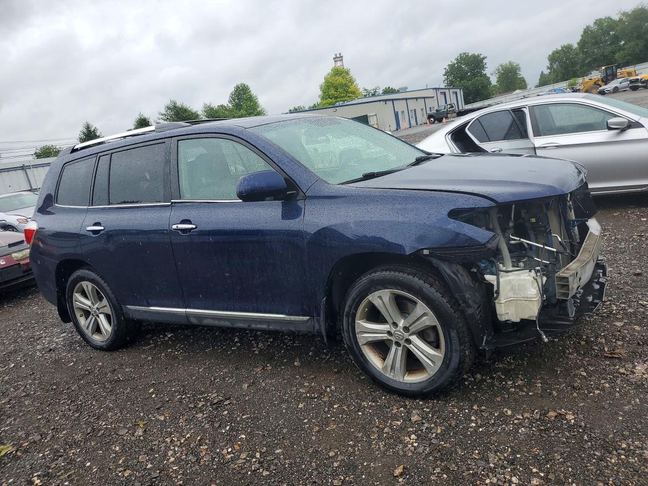 2011 Toyota Highlander Limited Blue vin: 5TDDK3EH5BS074011