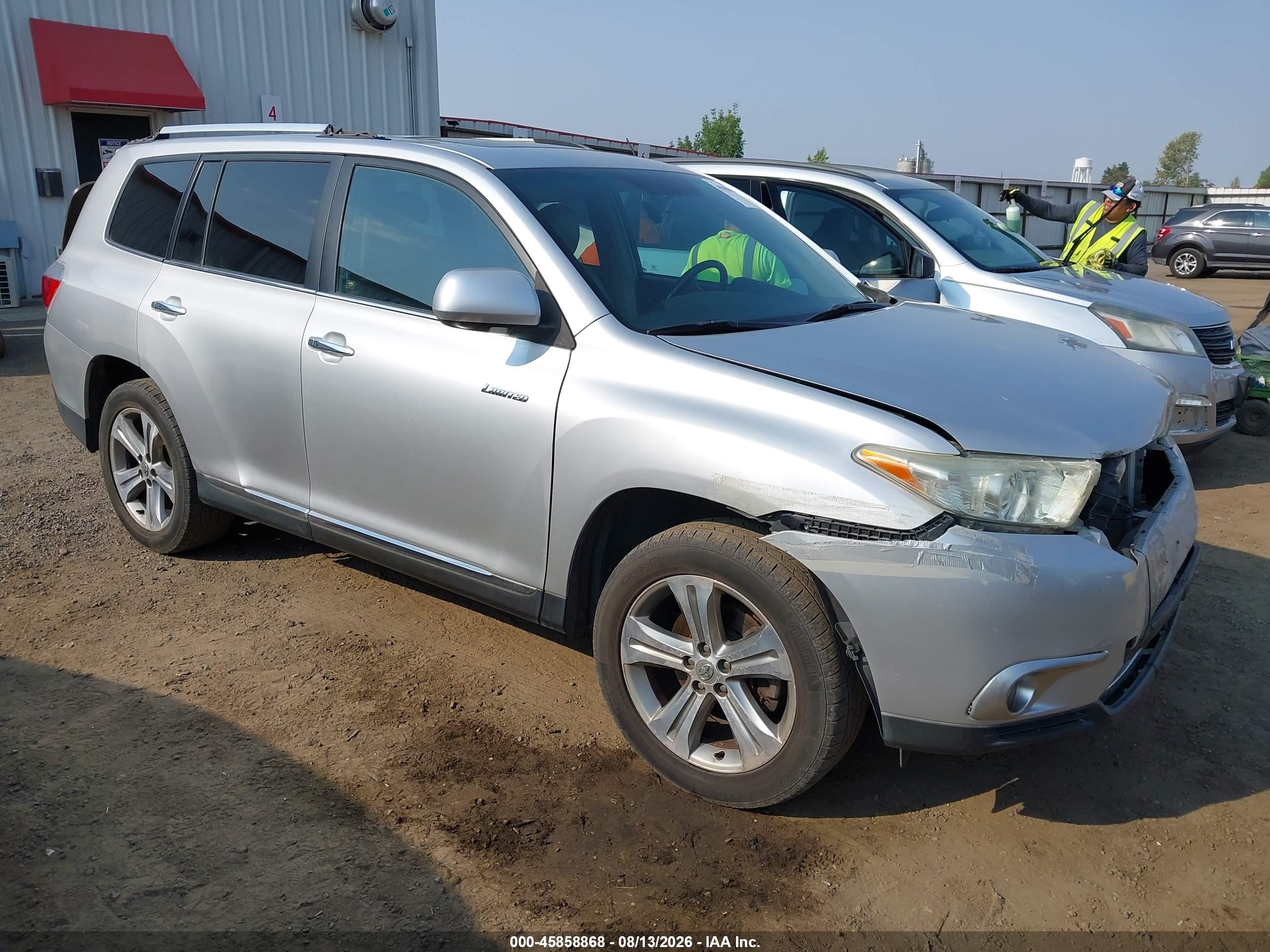 2011 Toyota Highlander Limited V6 Silver vin: 5TDDK3EH5BS076390