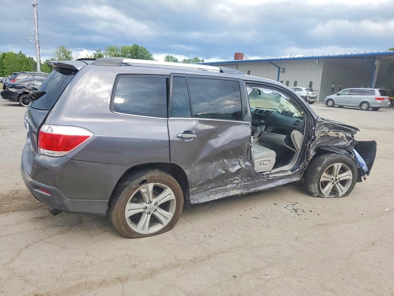 2011 Toyota Highlander Limited Gray vin: 5TDDK3EH5BS080990