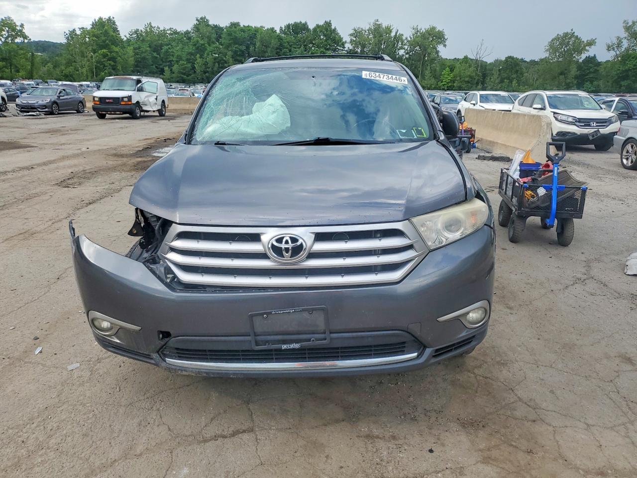 2011 Toyota Highlander Limited Gray vin: 5TDDK3EH5BS080990