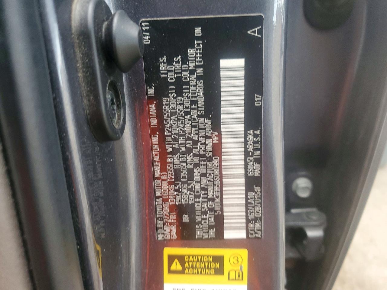 2011 Toyota Highlander Limited Gray vin: 5TDDK3EH5BS080990