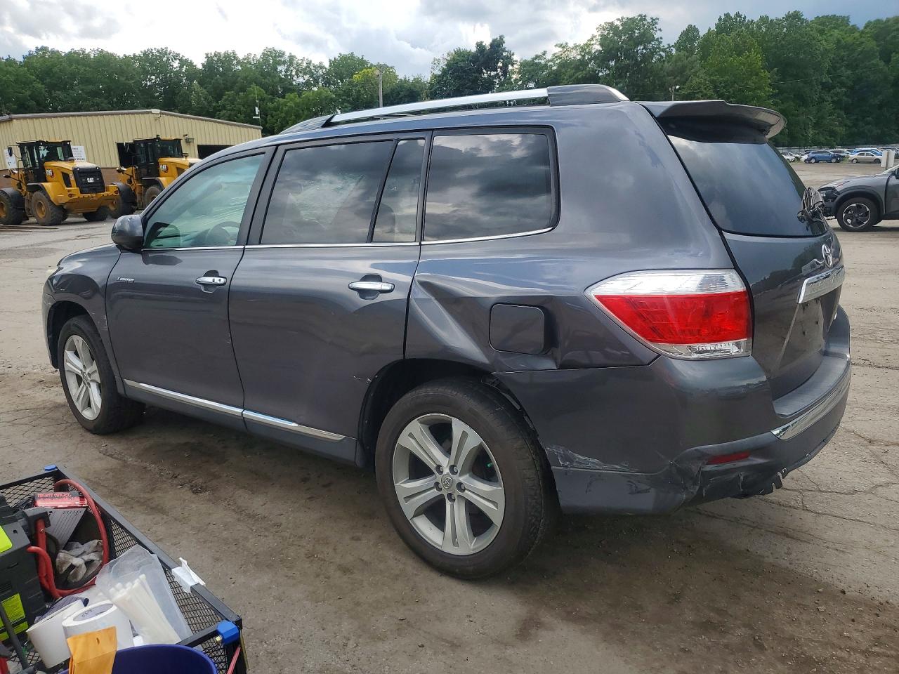 2011 Toyota Highlander Limited Gray vin: 5TDDK3EH5BS080990