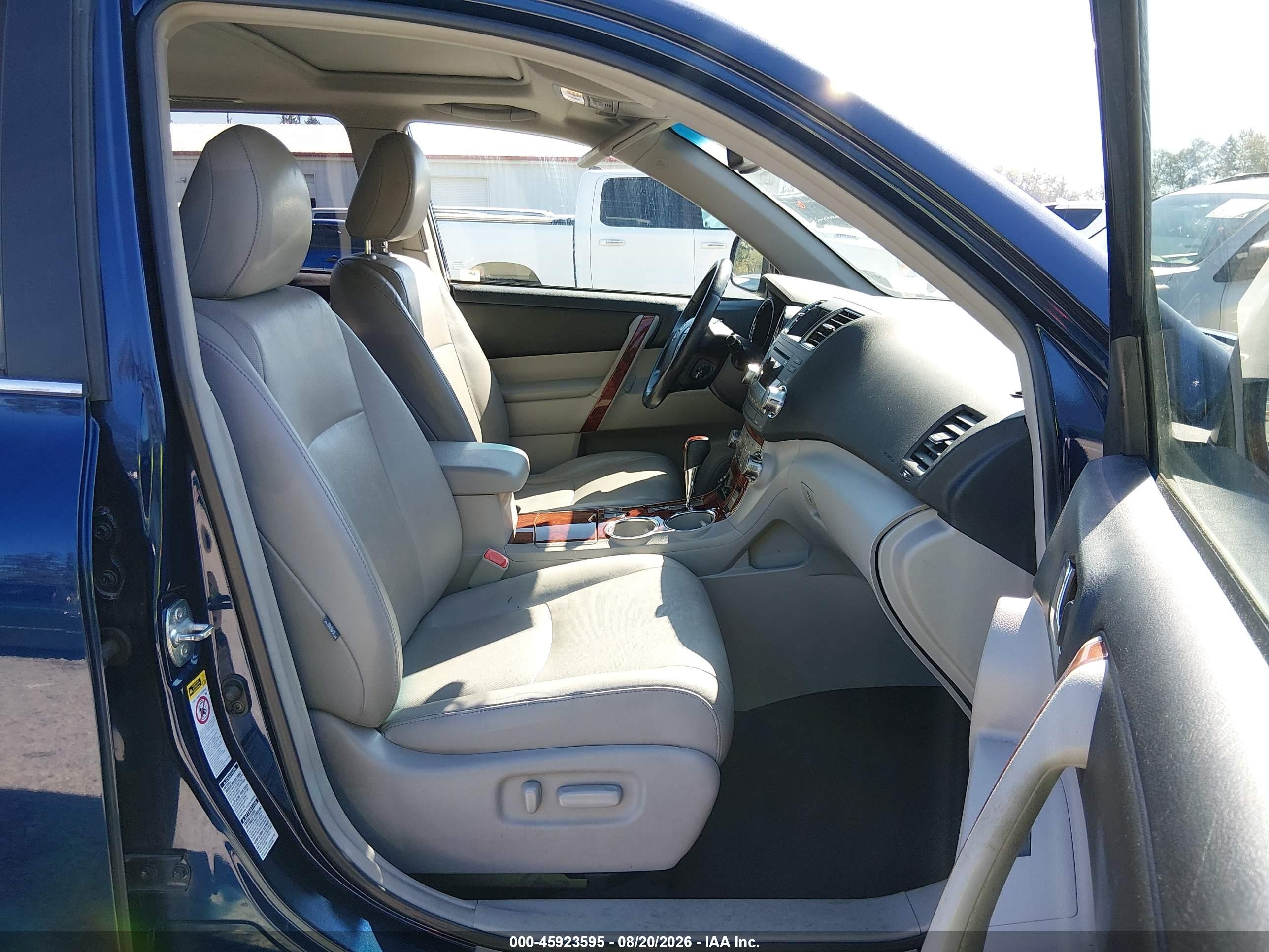 2011 Toyota Highlander Limited V6 Blue vin: 5TDDK3EH5BS086675