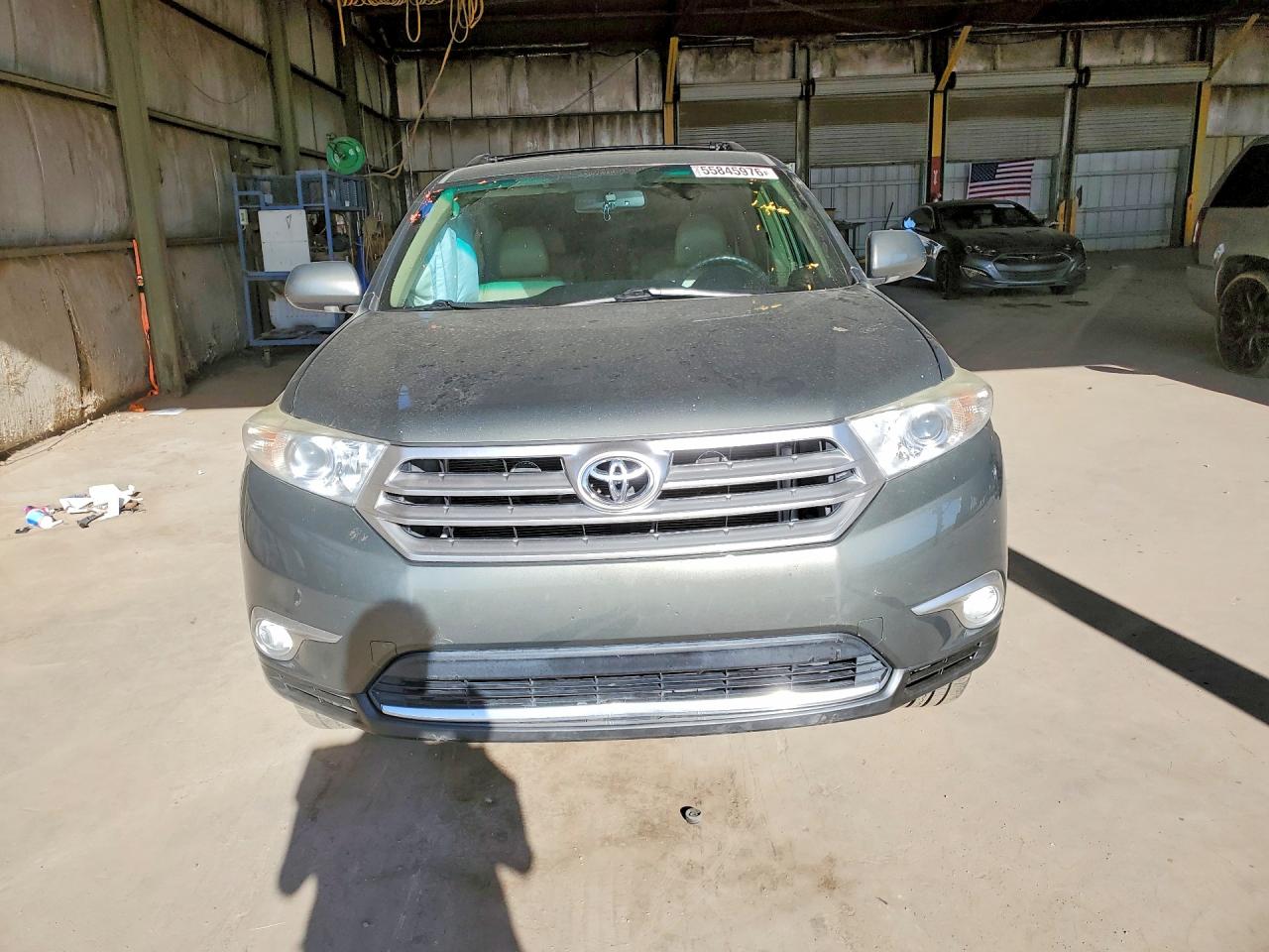2012 Toyota Highlander Limited Green vin: 5TDDK3EH5CS131986