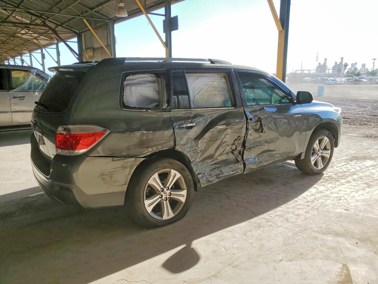 2012 Toyota Highlander Limited Green vin: 5TDDK3EH5CS131986