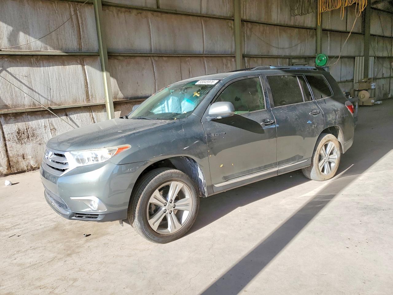 2012 Toyota Highlander Limited Green vin: 5TDDK3EH5CS131986