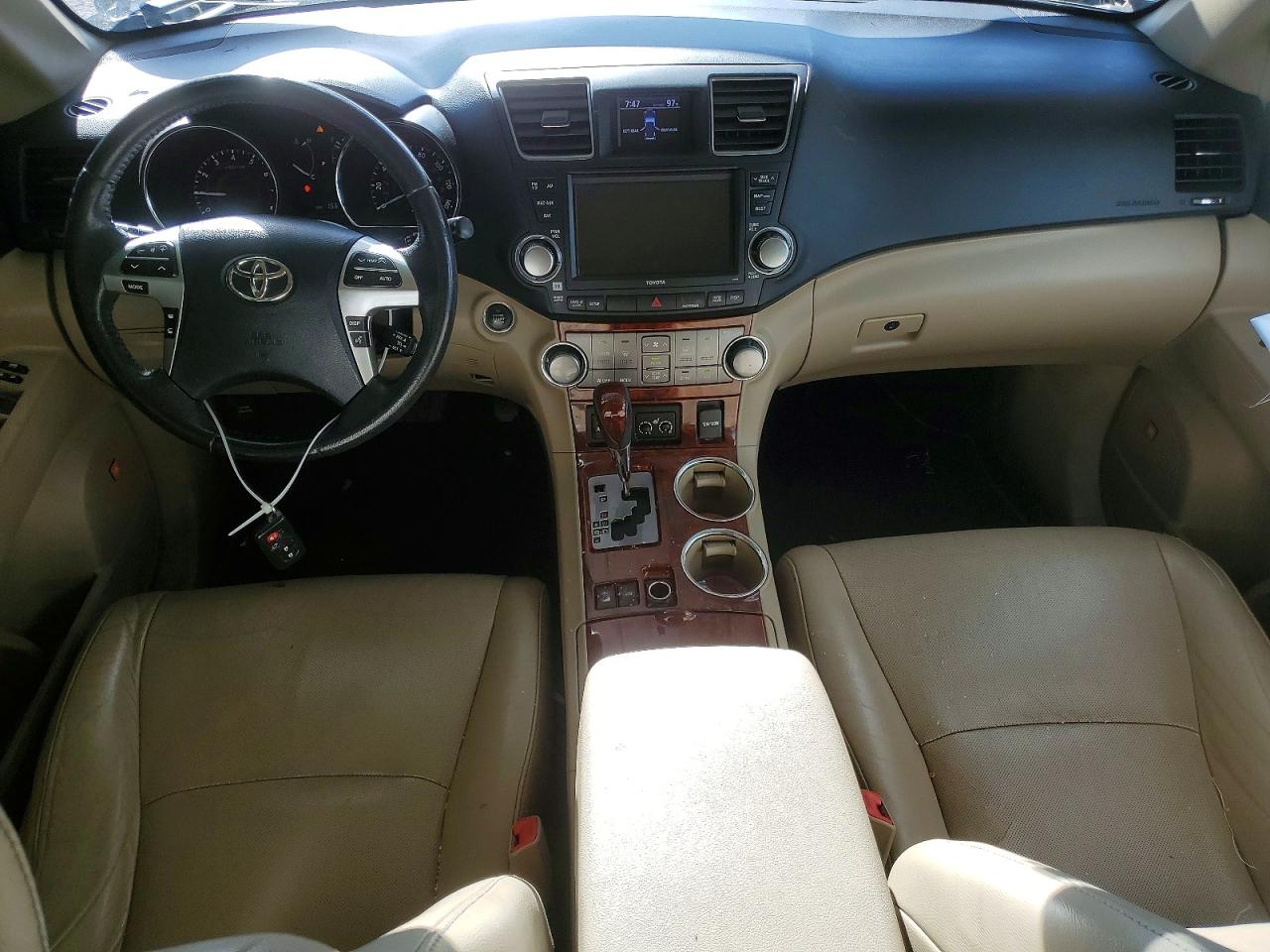 2012 Toyota Highlander Limited Green vin: 5TDDK3EH5CS131986