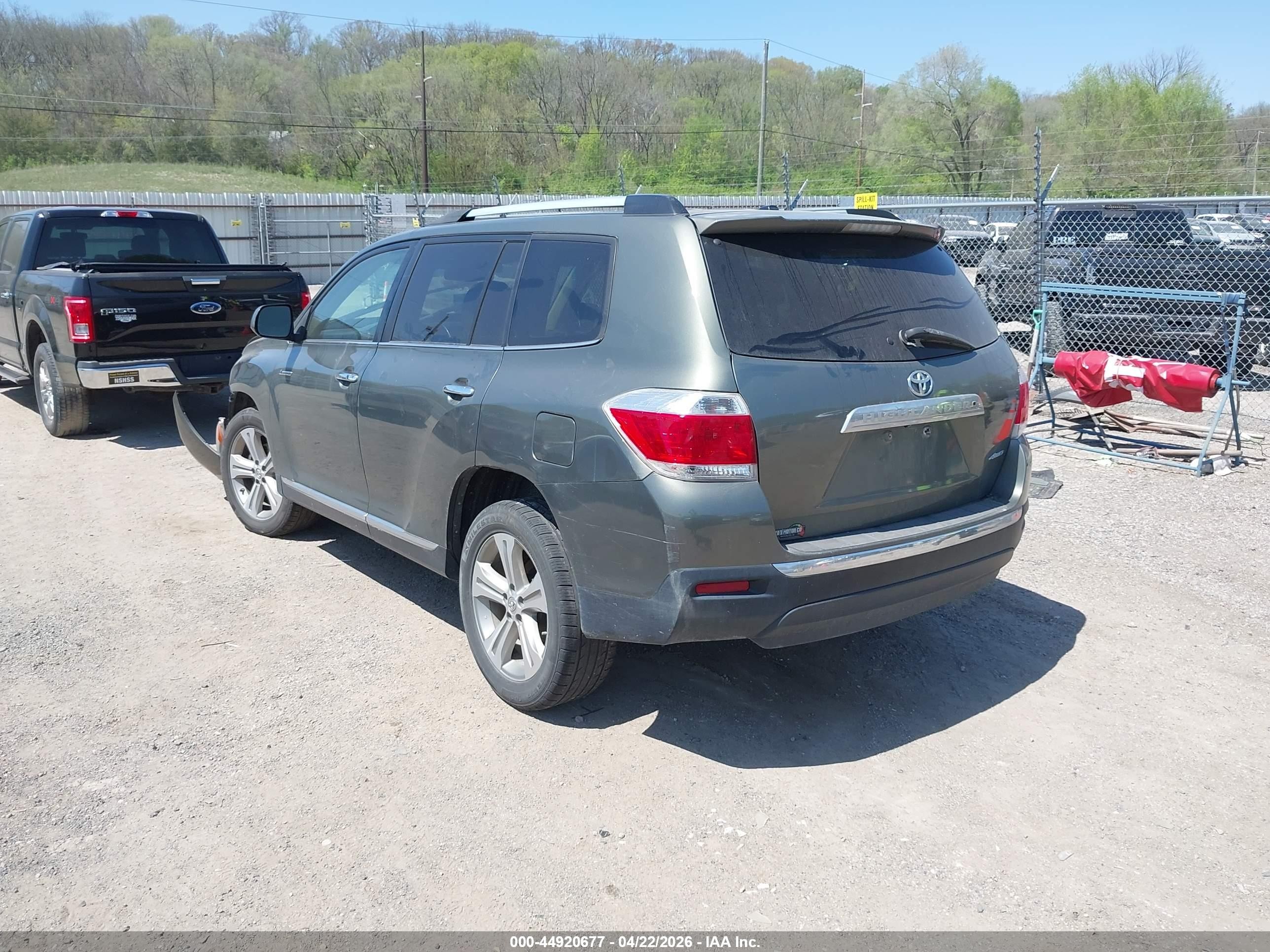 2012 Toyota Highlander Limited V6 Gray vin: 5TDDK3EH5CS141983
