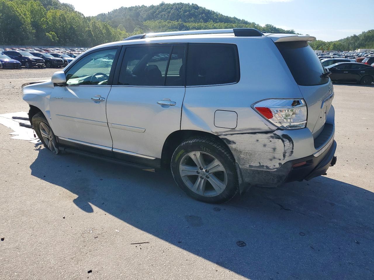 2012 Toyota Highlander Limited Серебряный vin: 5TDDK3EH5CS169766