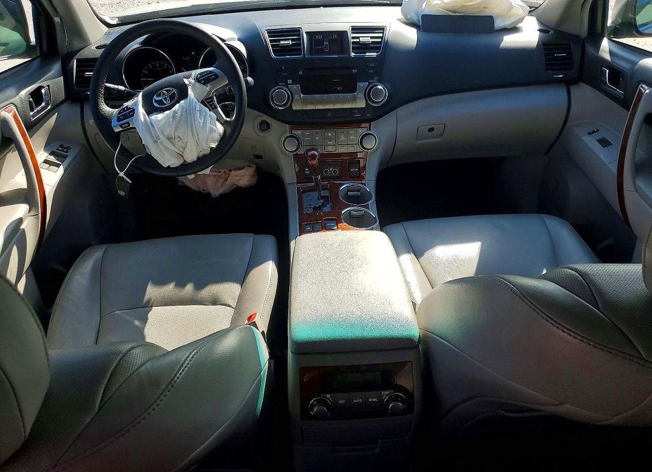 2012 Toyota Highlander Limited Серебряный vin: 5TDDK3EH5CS169766