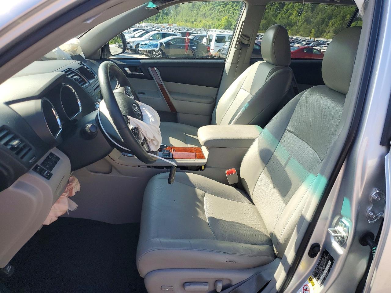 2012 Toyota Highlander Limited Серебряный vin: 5TDDK3EH5CS169766