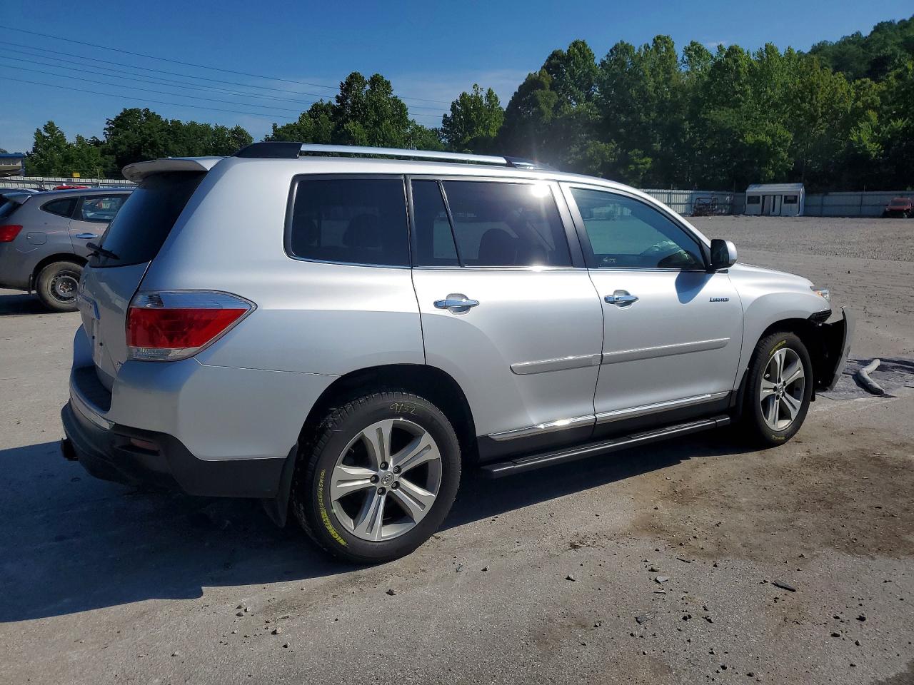 2012 Toyota Highlander Limited Серебряный vin: 5TDDK3EH5CS169766