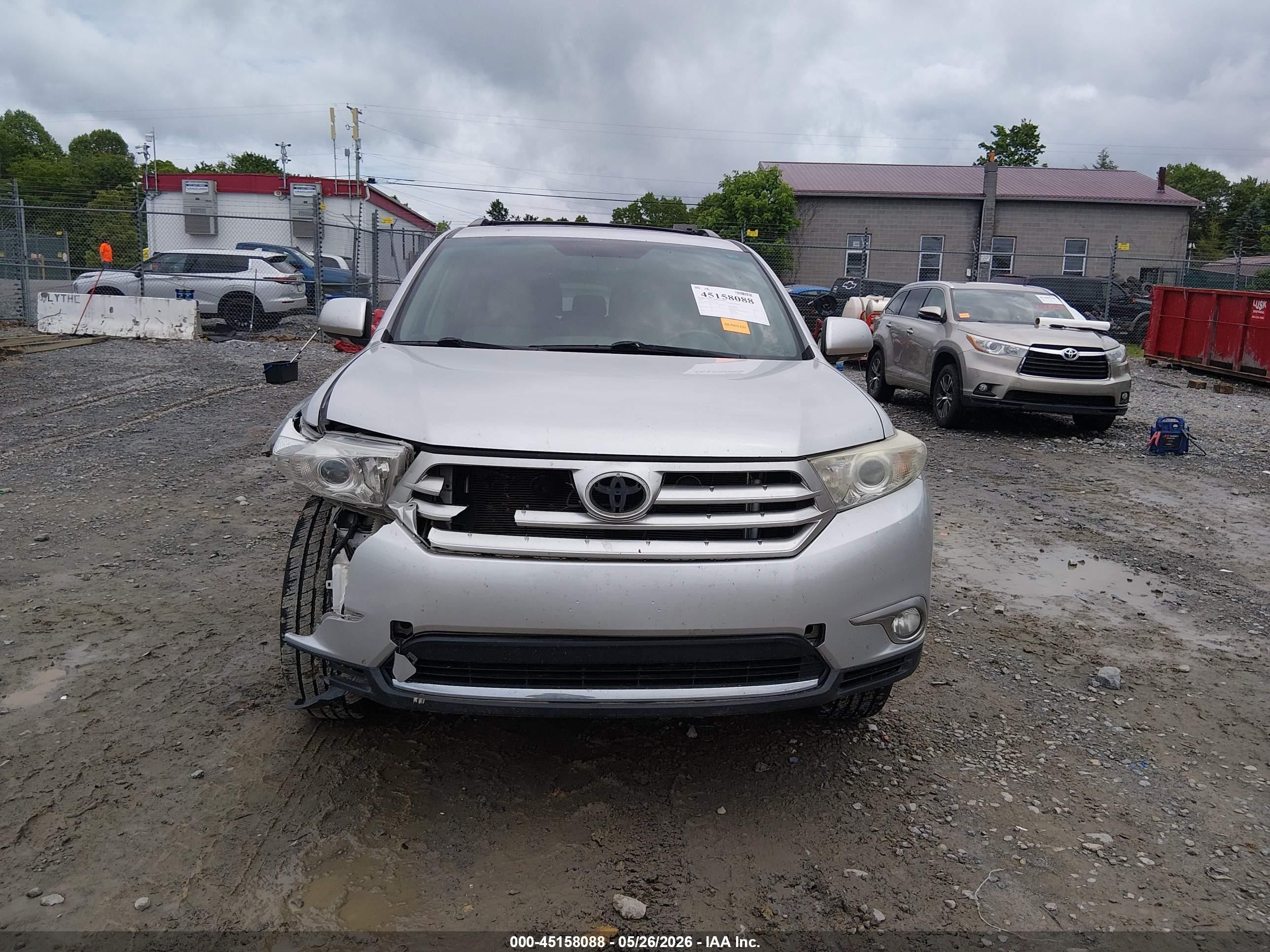 2012 Toyota Highlander Limited V6 Silver vin: 5TDDK3EH5CS170478