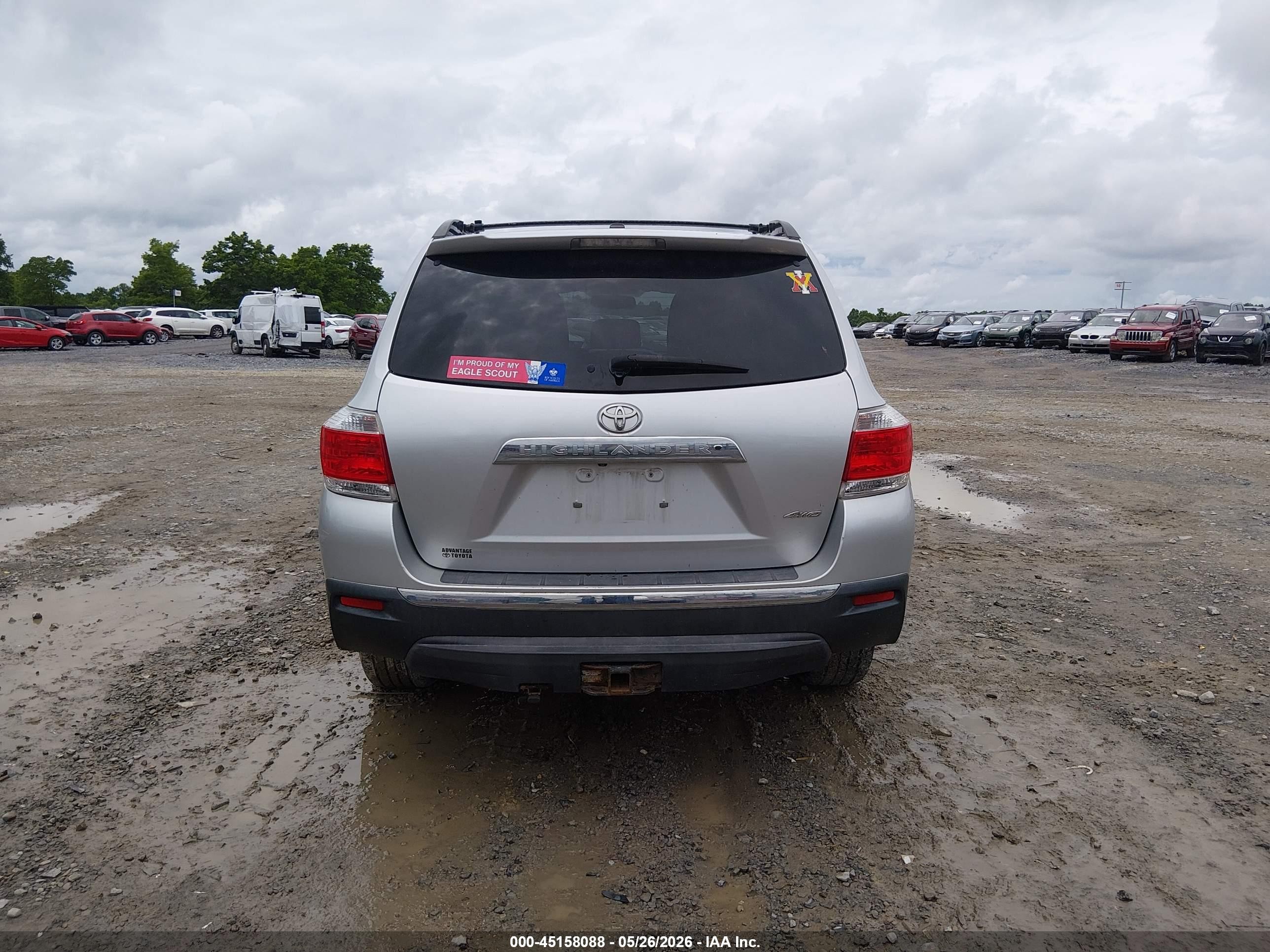 2012 Toyota Highlander Limited V6 Silver vin: 5TDDK3EH5CS170478