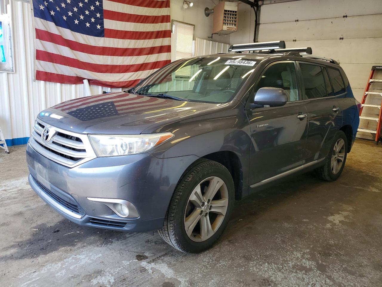 2013 Toyota Highlander Limited Gray vin: 5TDDK3EH5DS200788