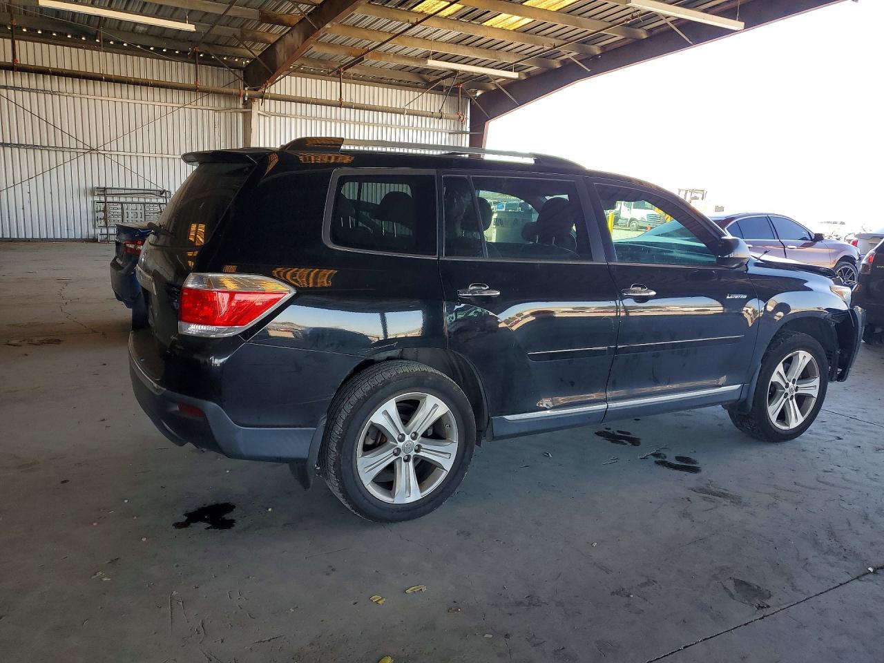 2013 Toyota Highlander Limited Black vin: 5TDDK3EH5DS235654
