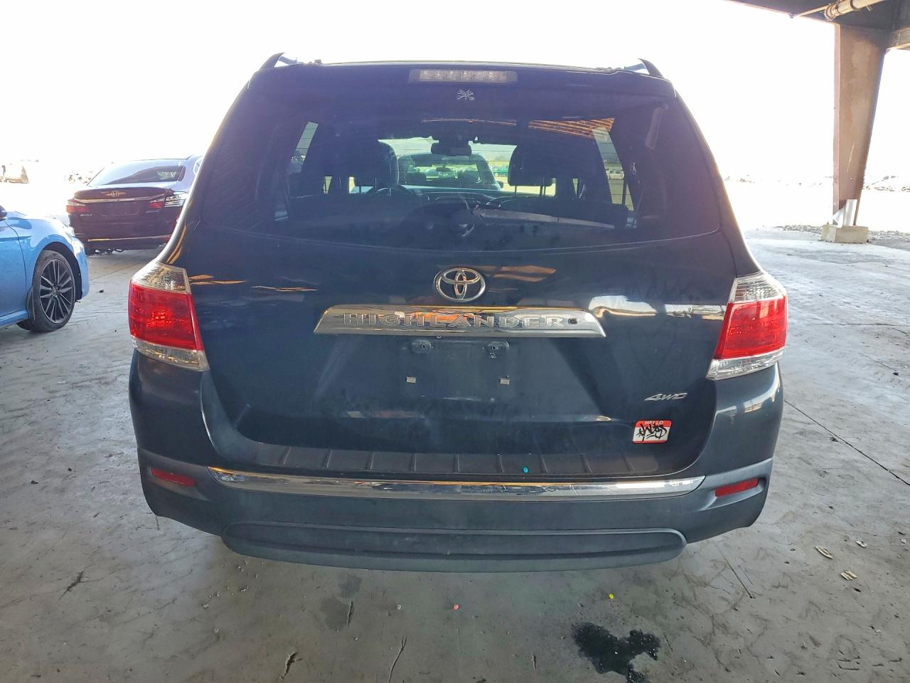 2013 Toyota Highlander Limited Black vin: 5TDDK3EH5DS235654
