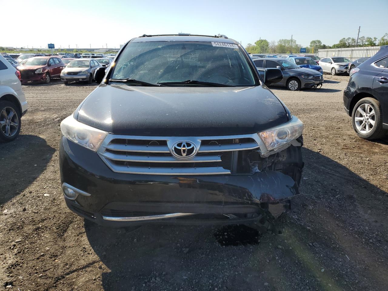 2013 Toyota Highlander Limited Black vin: 5TDDK3EH5DS237520