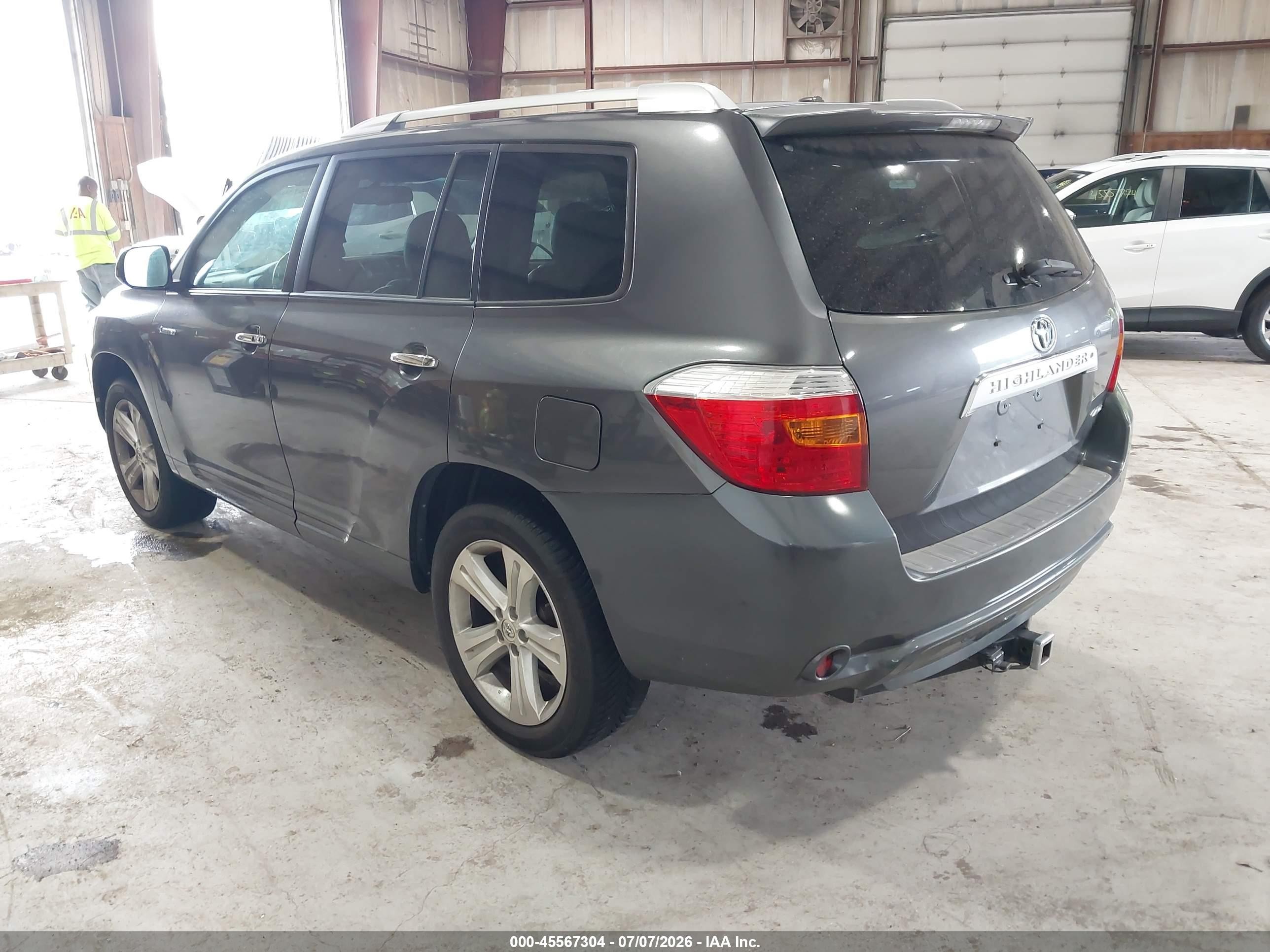 2010 Toyota Highlander Limited V6 Gray vin: 5TDDK3EH6AS014107