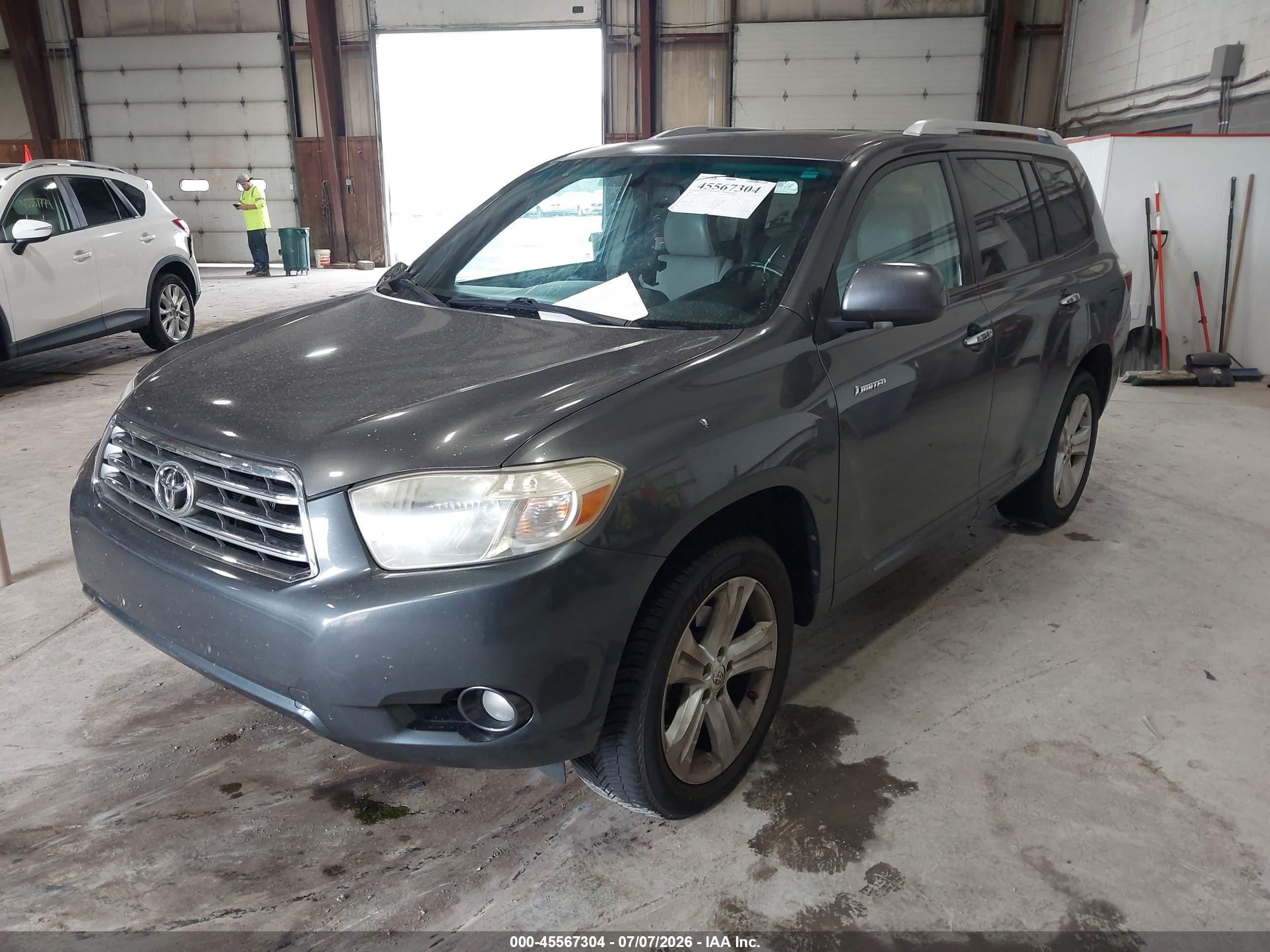 2010 Toyota Highlander Limited V6 Gray vin: 5TDDK3EH6AS014107