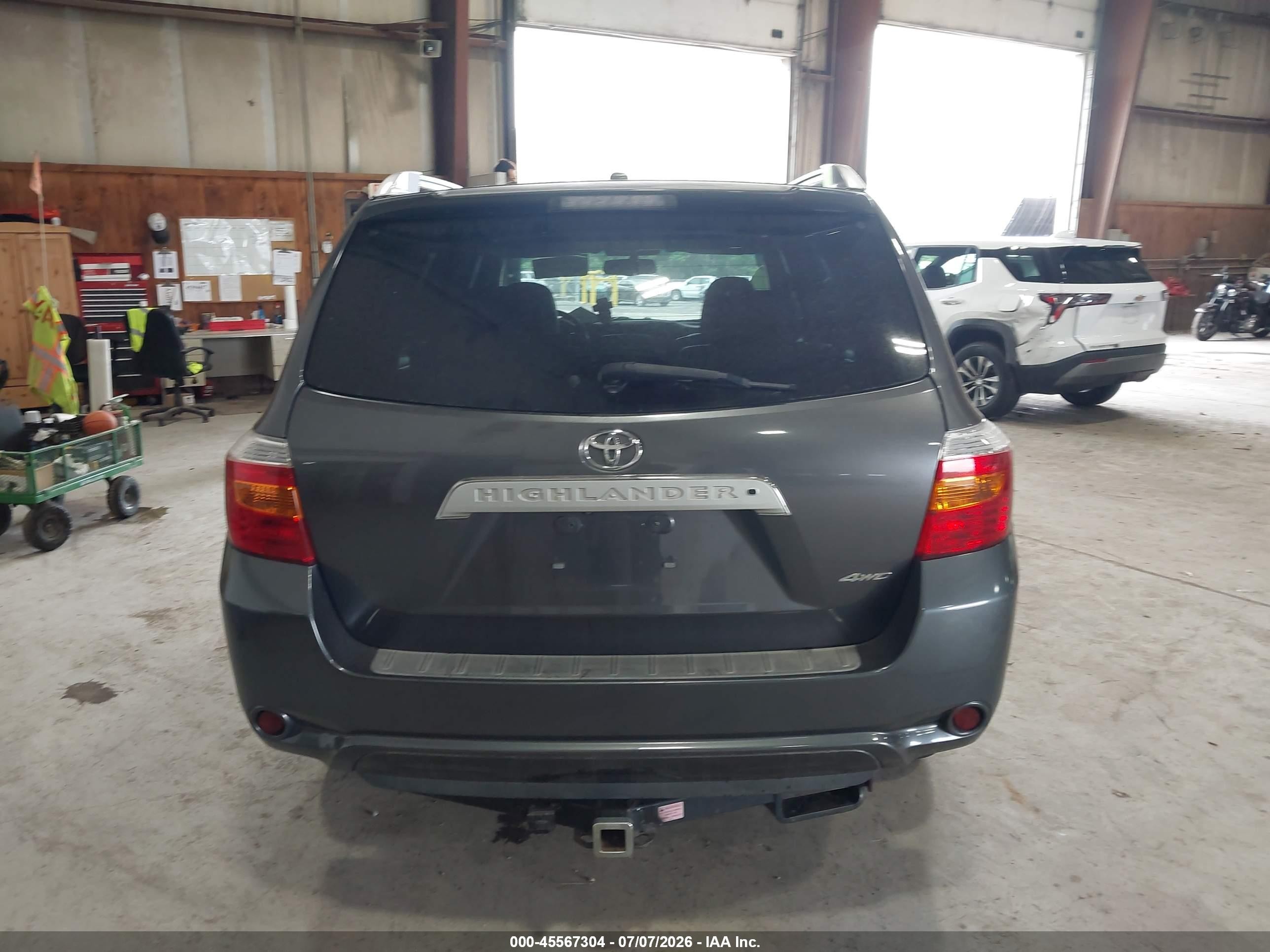 2010 Toyota Highlander Limited V6 Gray vin: 5TDDK3EH6AS014107