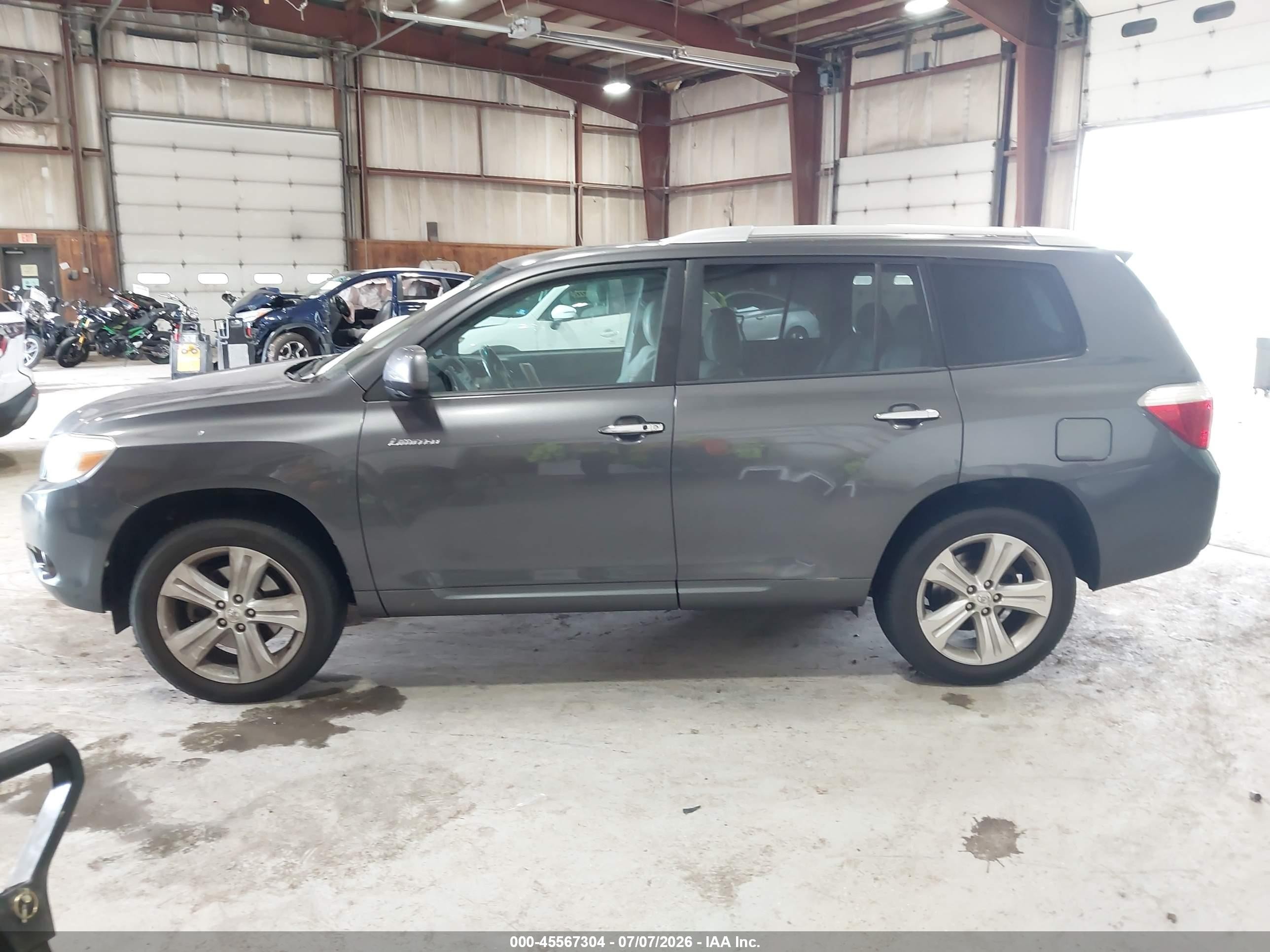 2010 Toyota Highlander Limited V6 Gray vin: 5TDDK3EH6AS014107