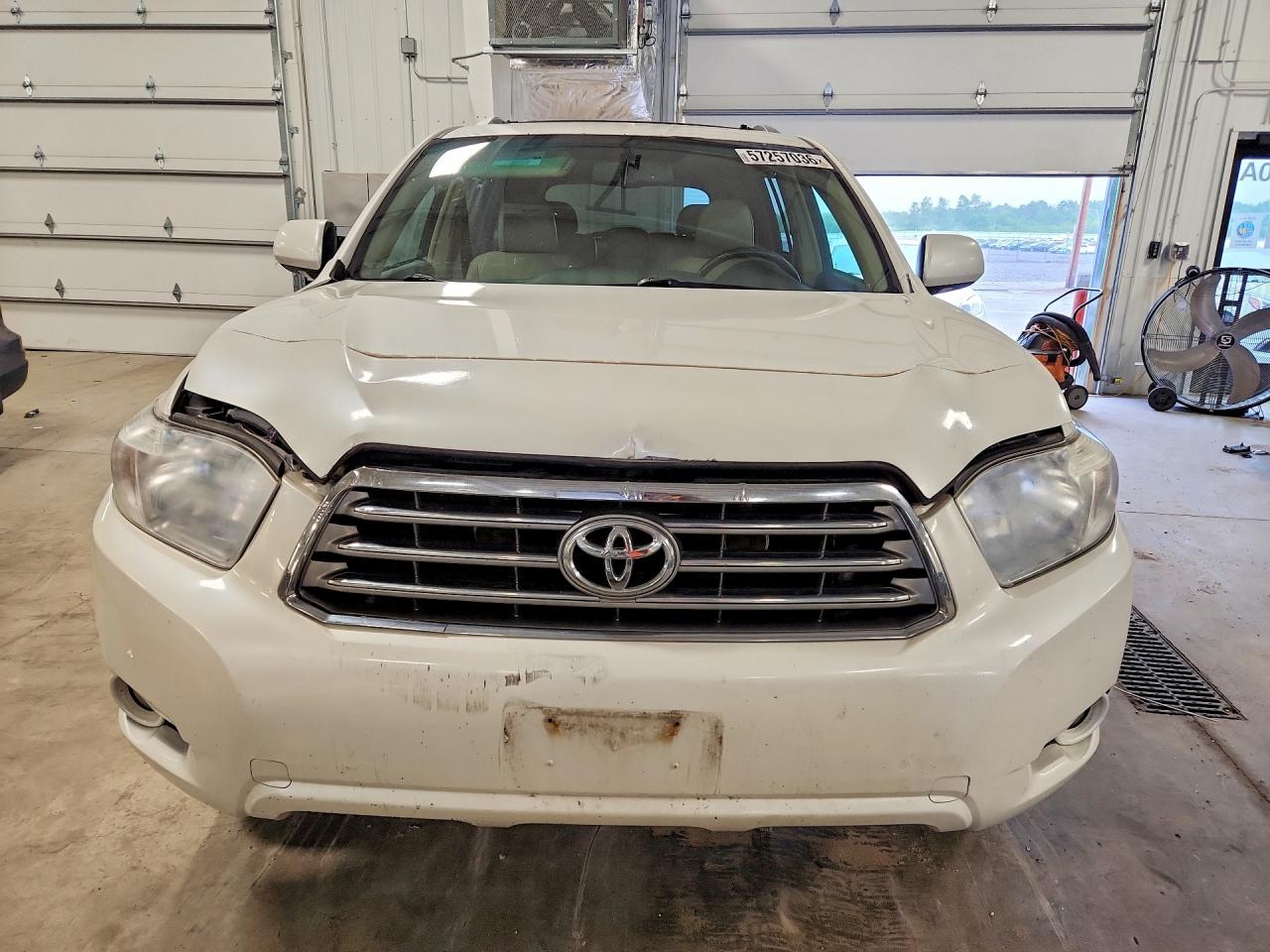 2010 Toyota Highlander Limited White vin: 5TDDK3EH6AS022997
