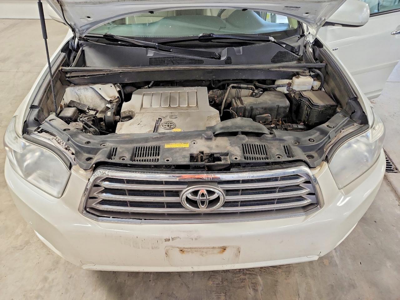 2010 Toyota Highlander Limited White vin: 5TDDK3EH6AS022997