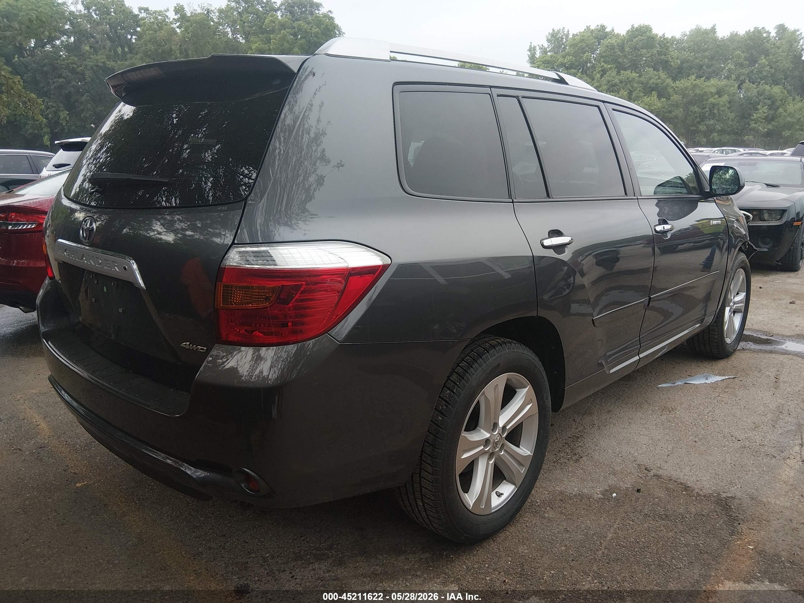 2010 Toyota Highlander Limited V6 Gray vin: 5TDDK3EH6AS040206