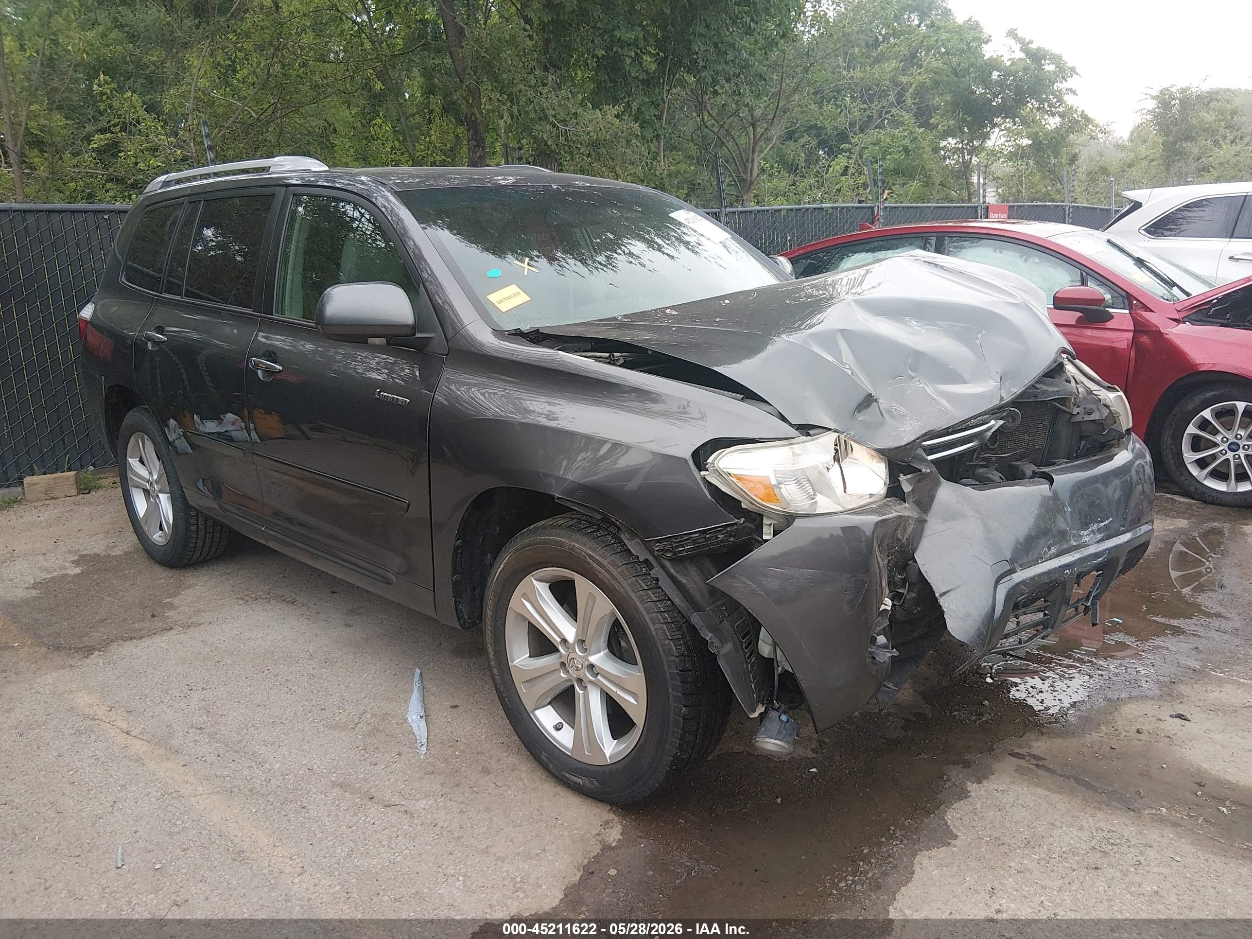 2010 Toyota Highlander Limited V6 Gray vin: 5TDDK3EH6AS040206