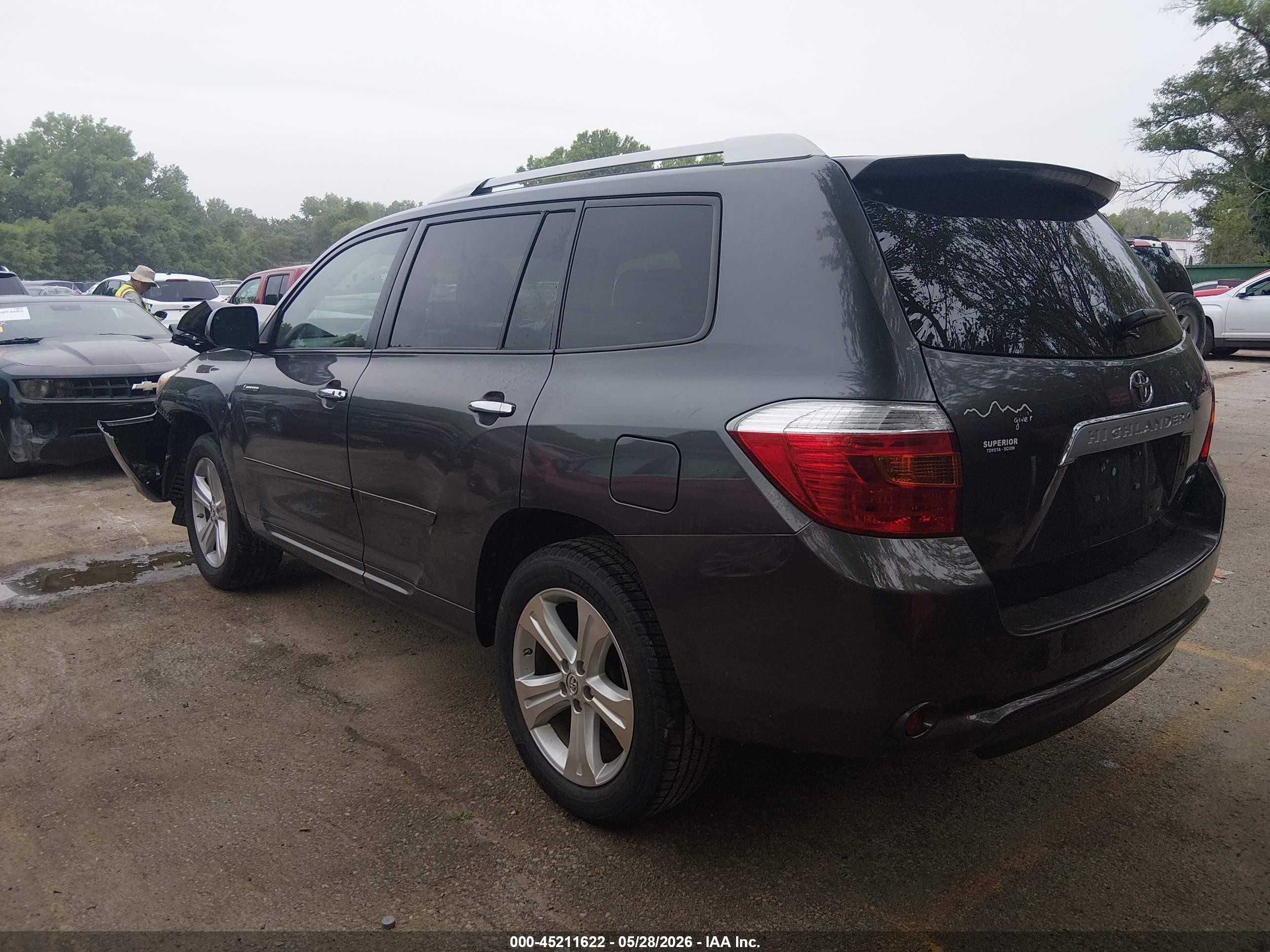 2010 Toyota Highlander Limited V6 Gray vin: 5TDDK3EH6AS040206