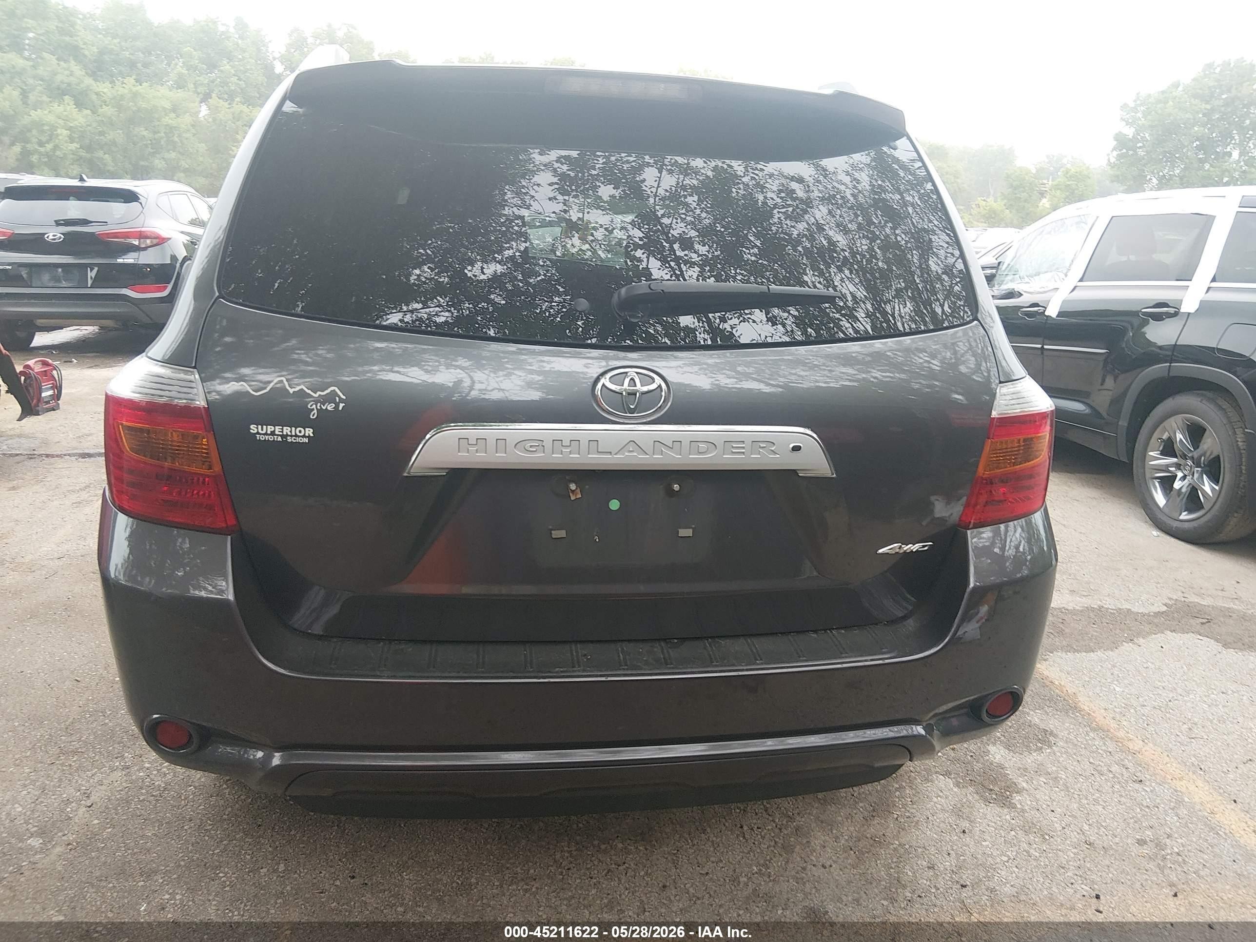 2010 Toyota Highlander Limited V6 Gray vin: 5TDDK3EH6AS040206