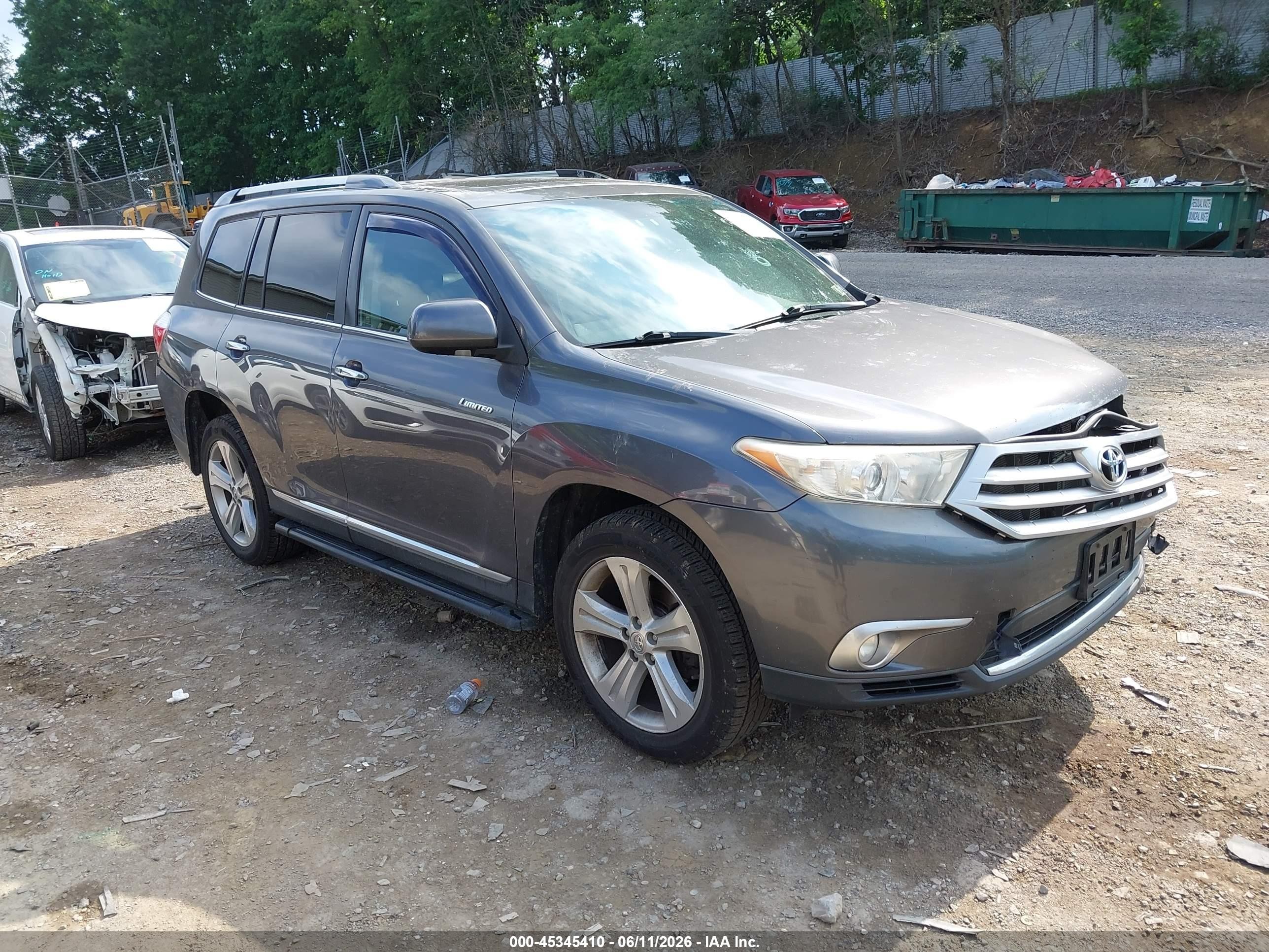 2011 Toyota Highlander Limited V6 Gray vin: 5TDDK3EH6BS053720